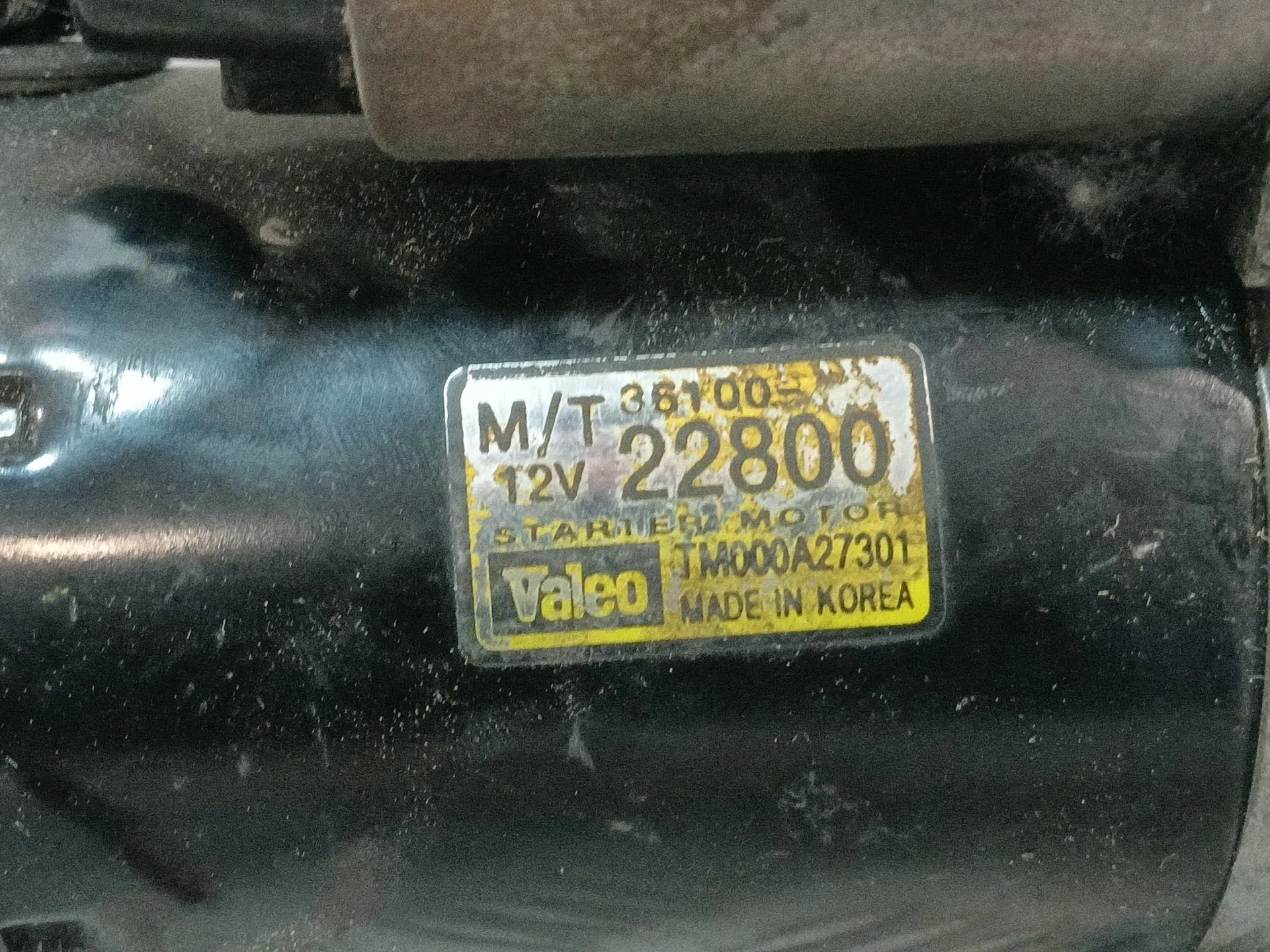 Motor Arranque para Hyundai Matrix (Fc)