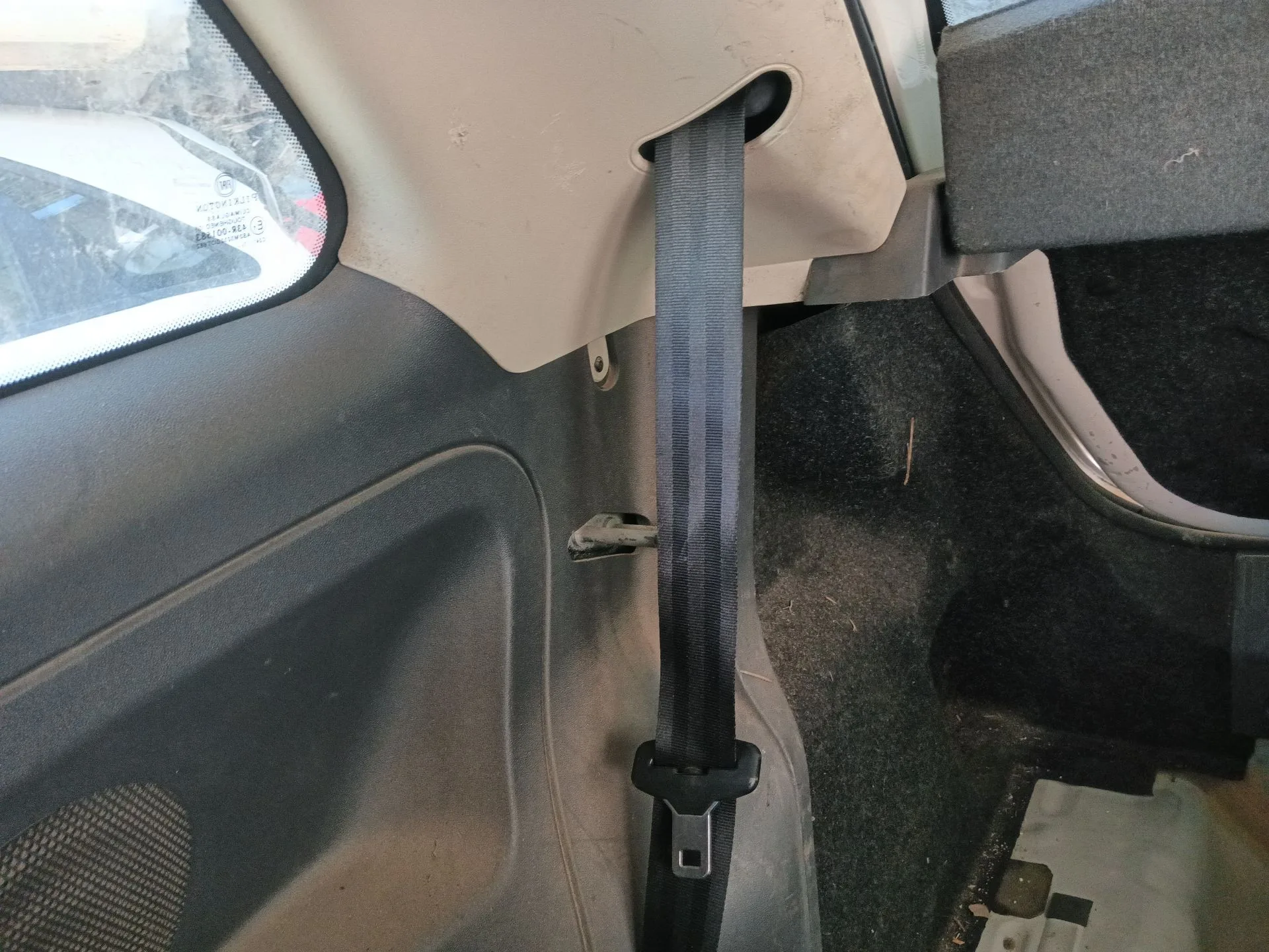 Cinturon Seguridad Trasero Derecho para Fiat 500 (312_)