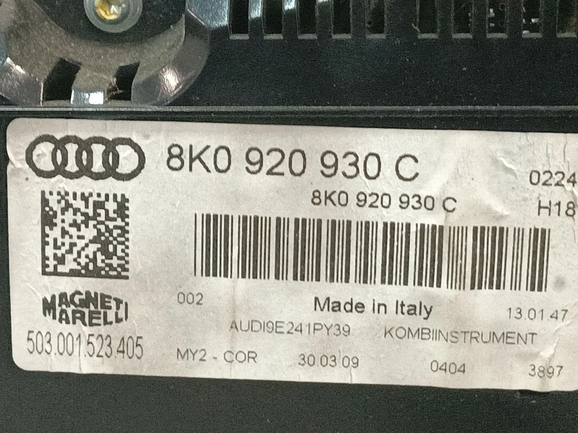 Cuadro Instrumentos para Audi A4 Allroad Quattro (8K)