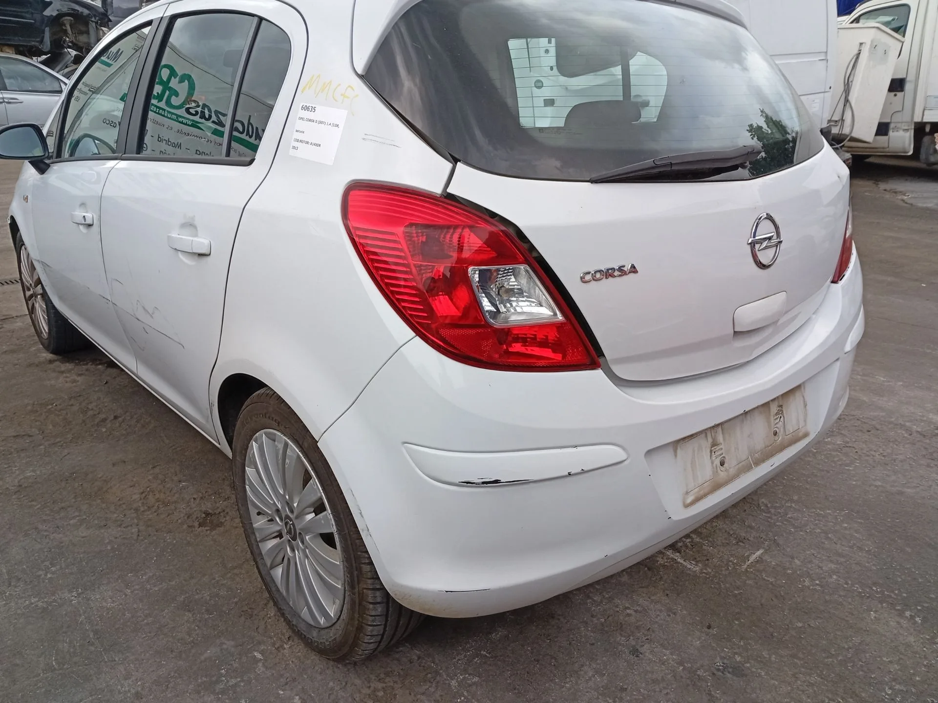 Amortiguador Trasero Izquierdo para Opel Corsa D (S07)