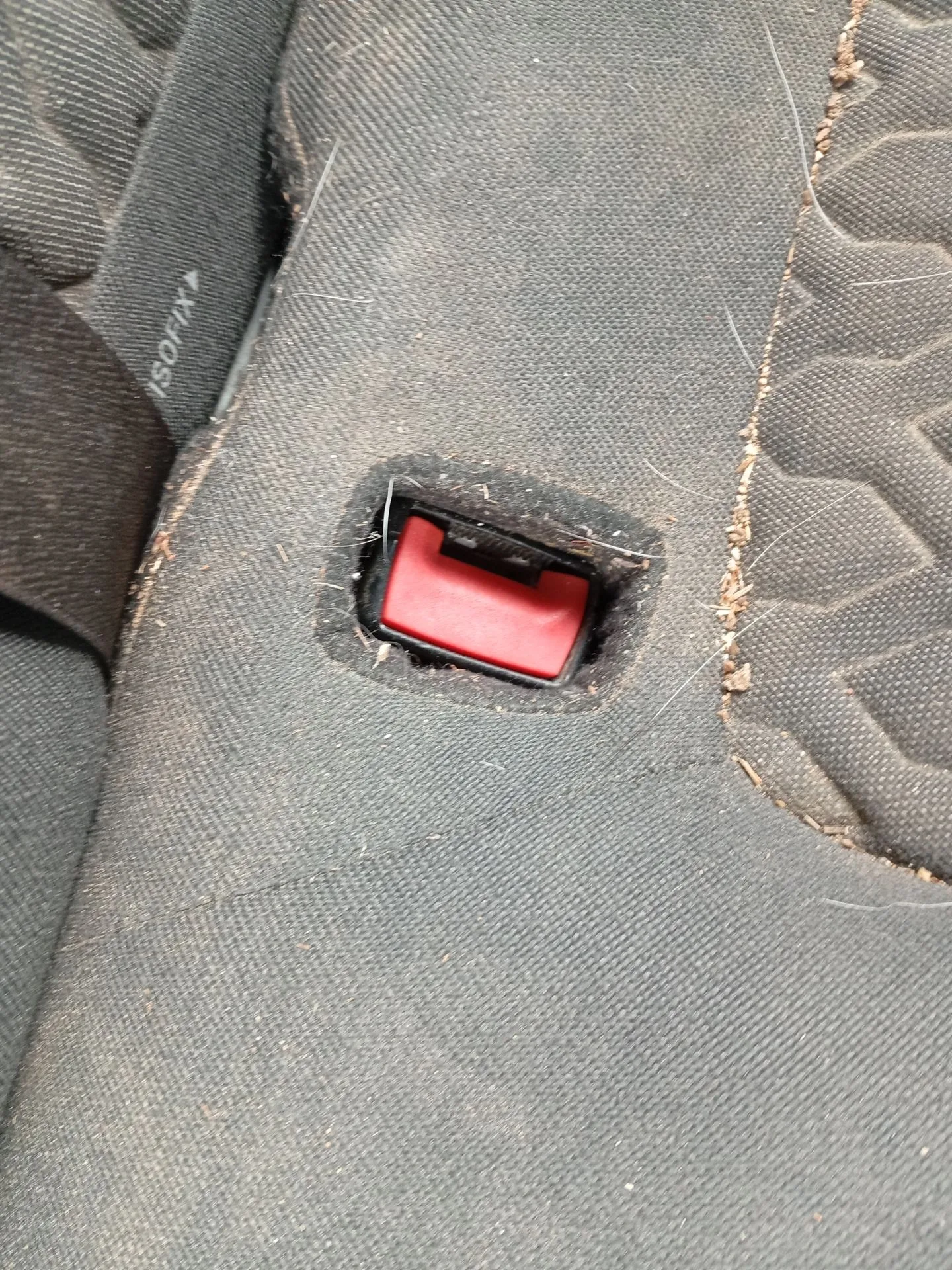 Enganche Cinturon Trasero Izquierdo para Opel Corsa D (S07)