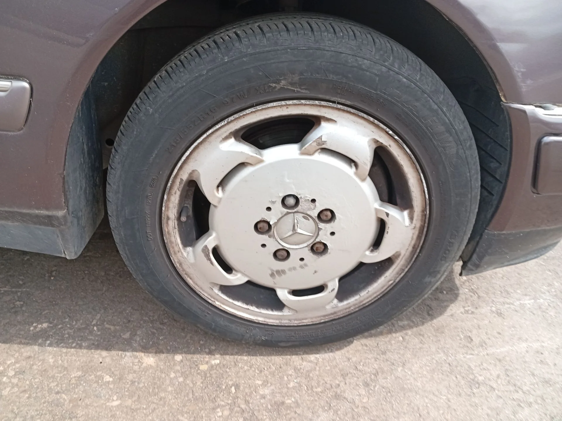 Paso De Rueda Delantero Derecho para Mercedes-Benz Clase E (W210)