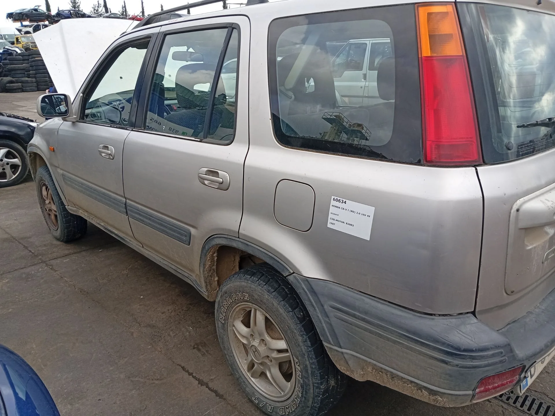 Amortiguador Trasero Izquierdo para Honda Cr-V I (Rd)