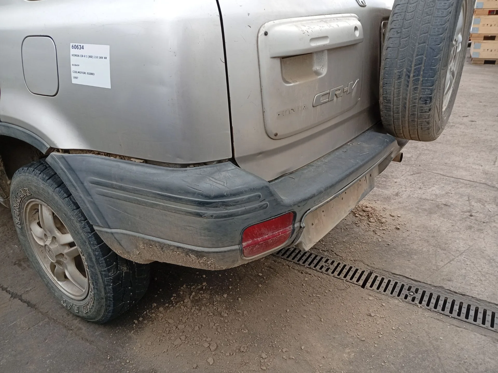 Paragolpes Trasero para Honda Cr-V I (Rd)