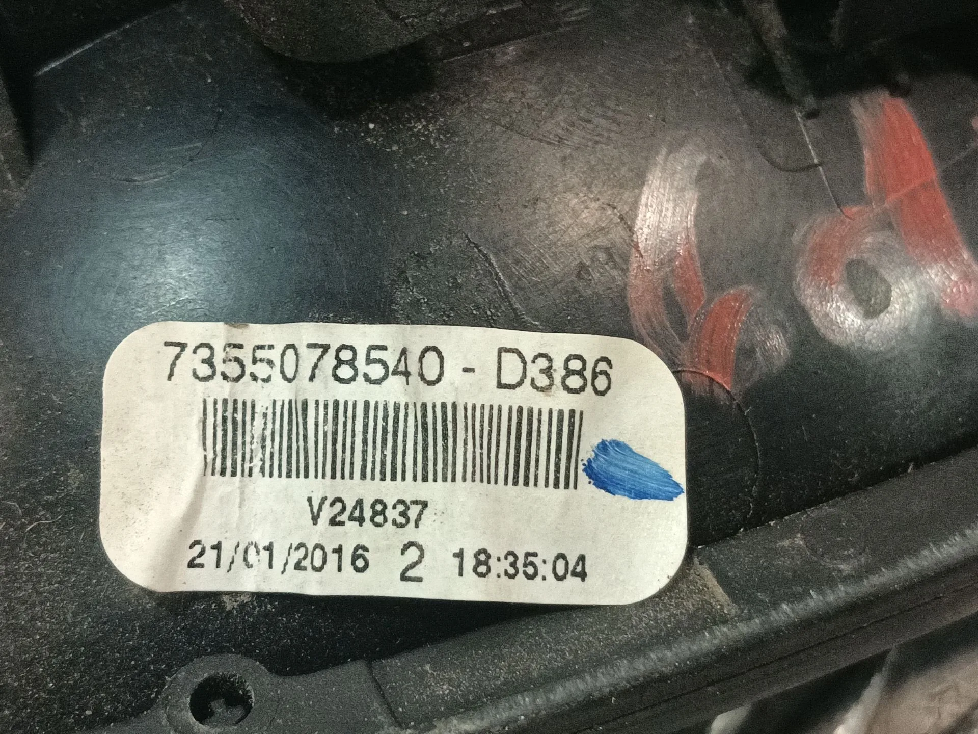 Maneta Exterior Delantera Derecha para Fiat Doblo Cargo (263_)