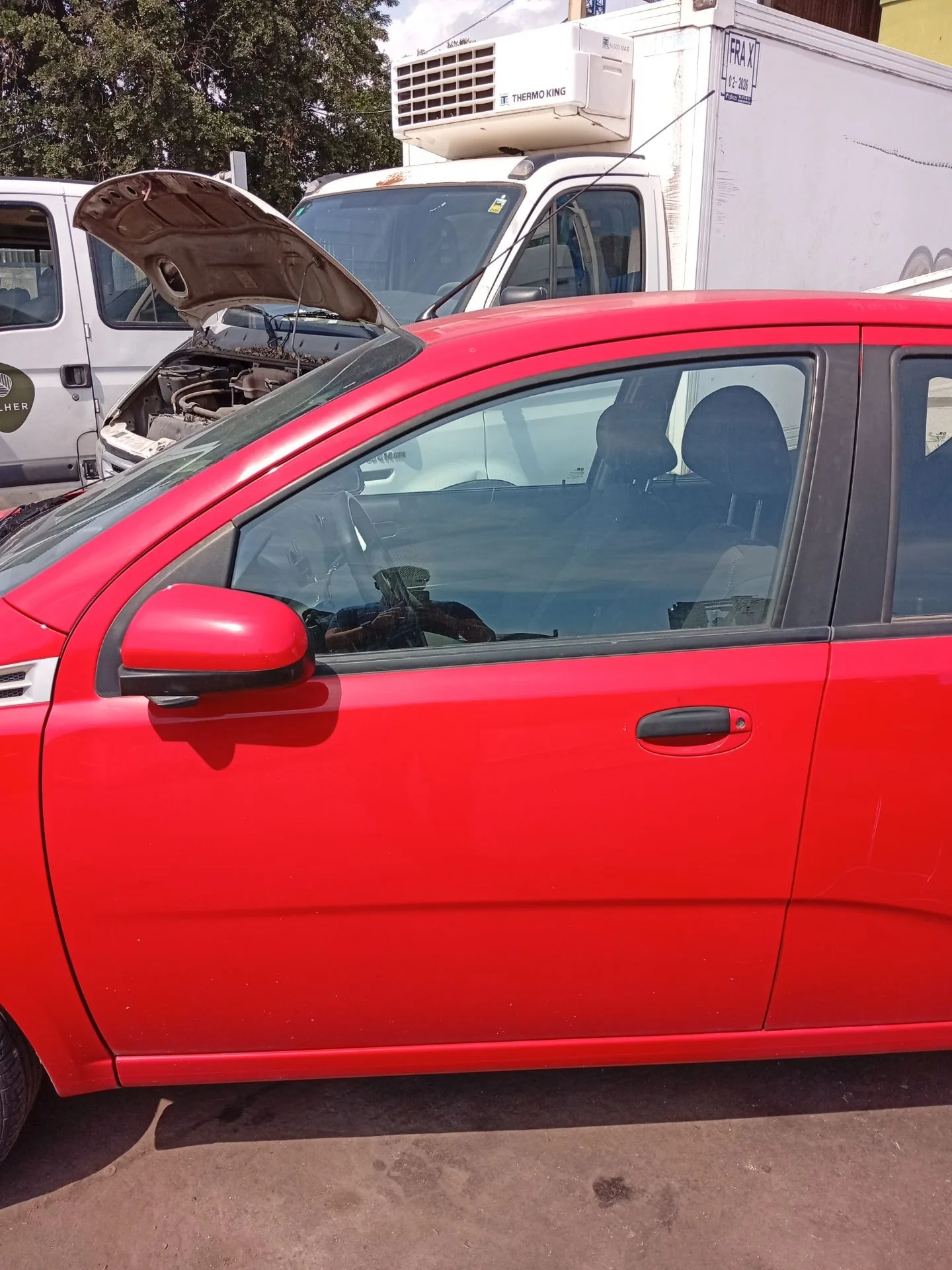 Puerta Delantera Izquierda para Chevrolet Aveo / Kalos Hatchback (T250, T255)