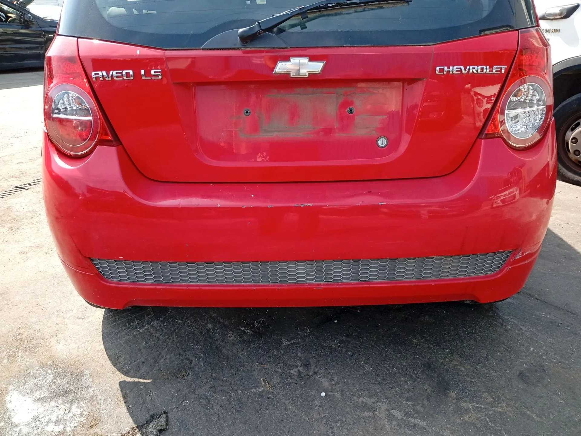 Refuerzo Paragolpes Trasero para Chevrolet Aveo / Kalos Hatchback (T250, T255)