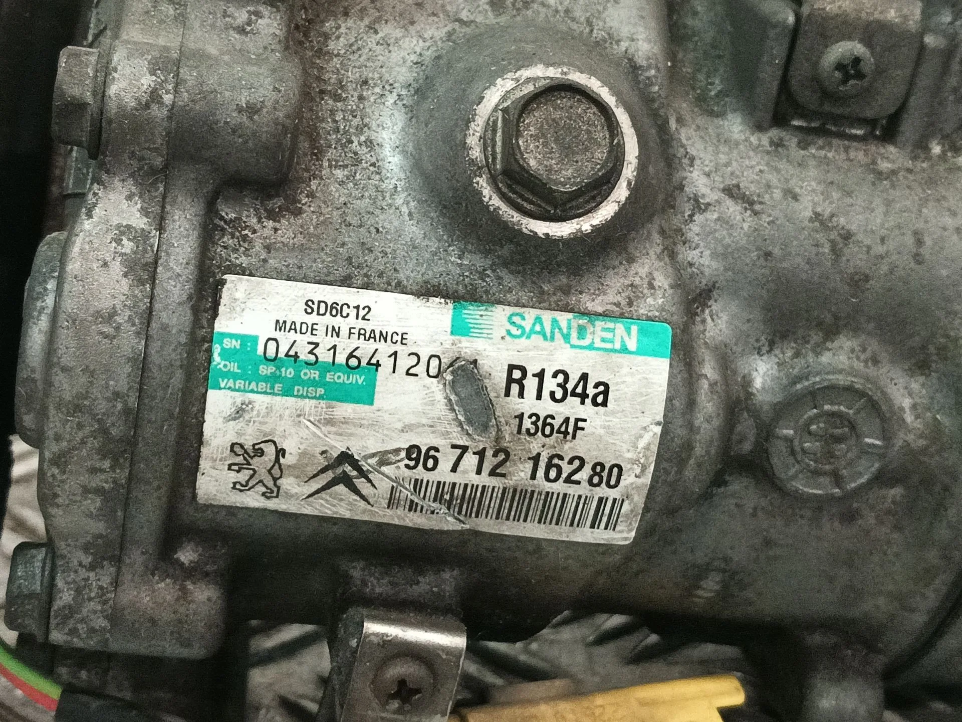 Compresor Aire Acondicionado para Peugeot 308 Sw I (4E_, 4H_)