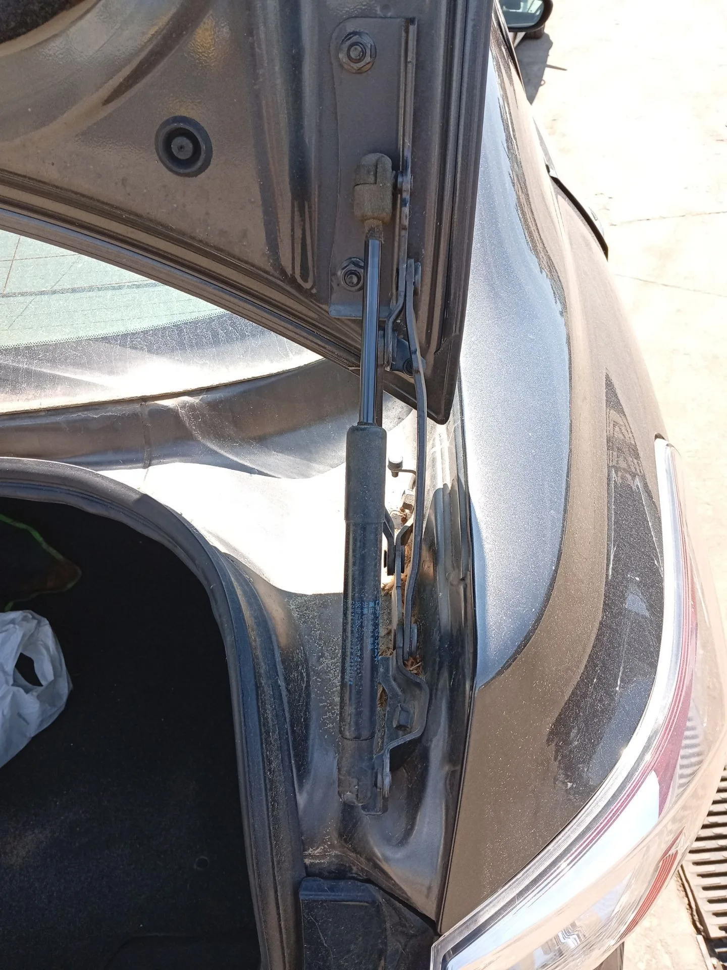 Amortiguadores Maletero / Porton para Mazda 3 Sedan (Bl)
