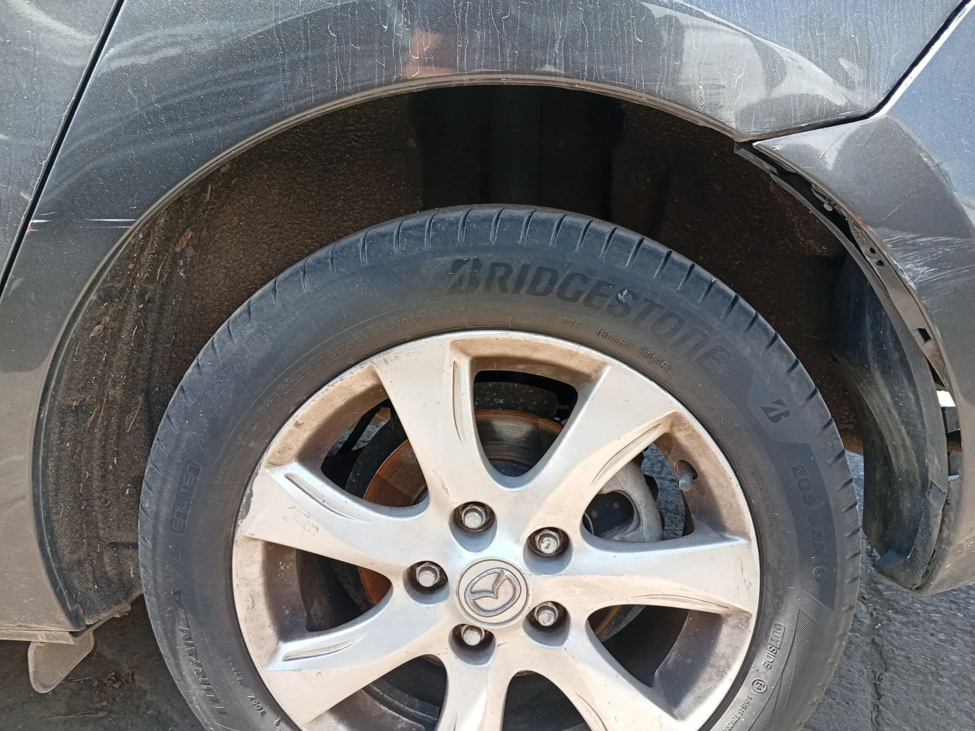 Paso De Rueda Trasero Izquierdo para Mazda 3 Sedan (Bl)