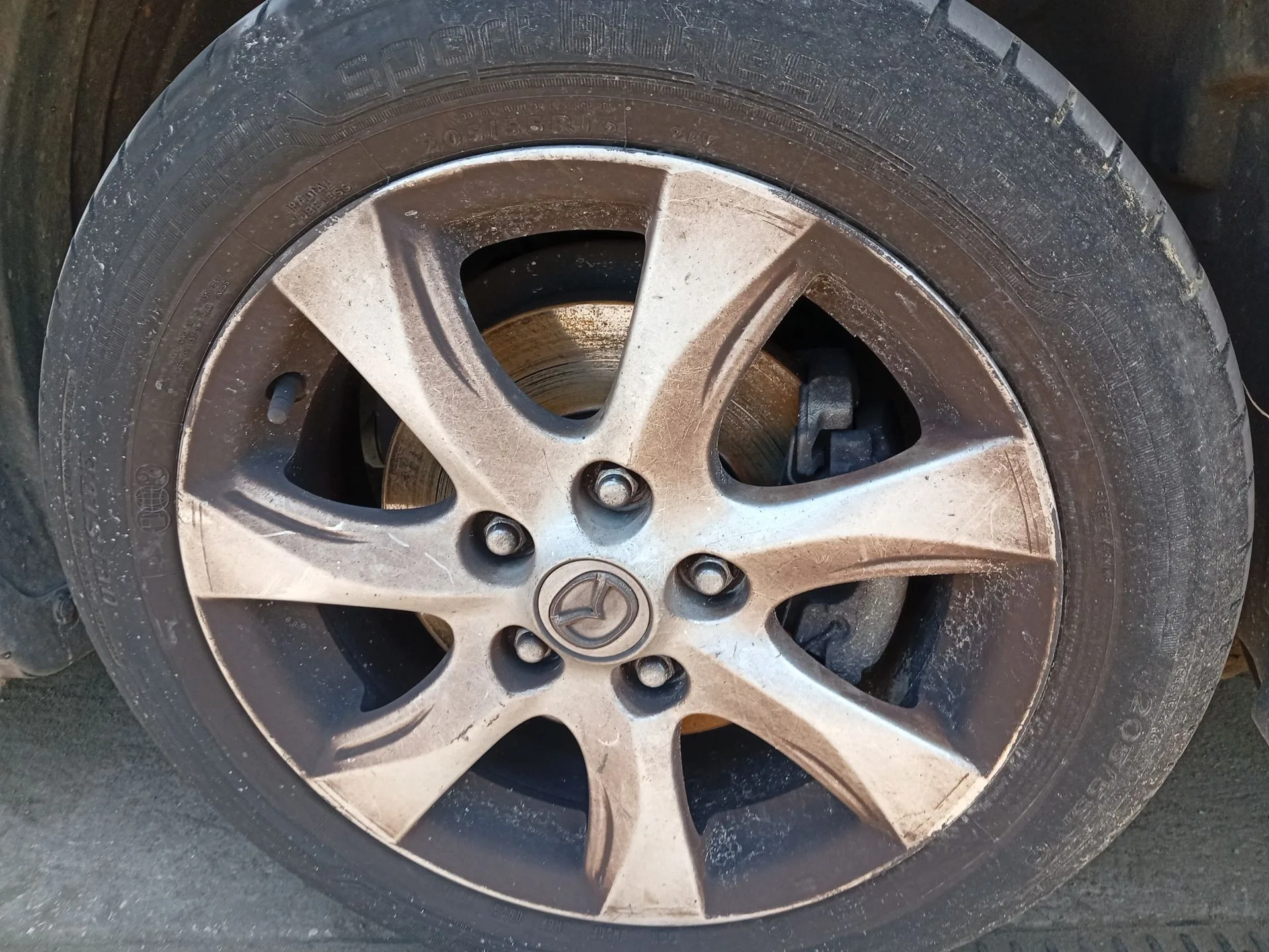Pinza Freno Delantera Derecha para Mazda 3 Sedan (Bl)