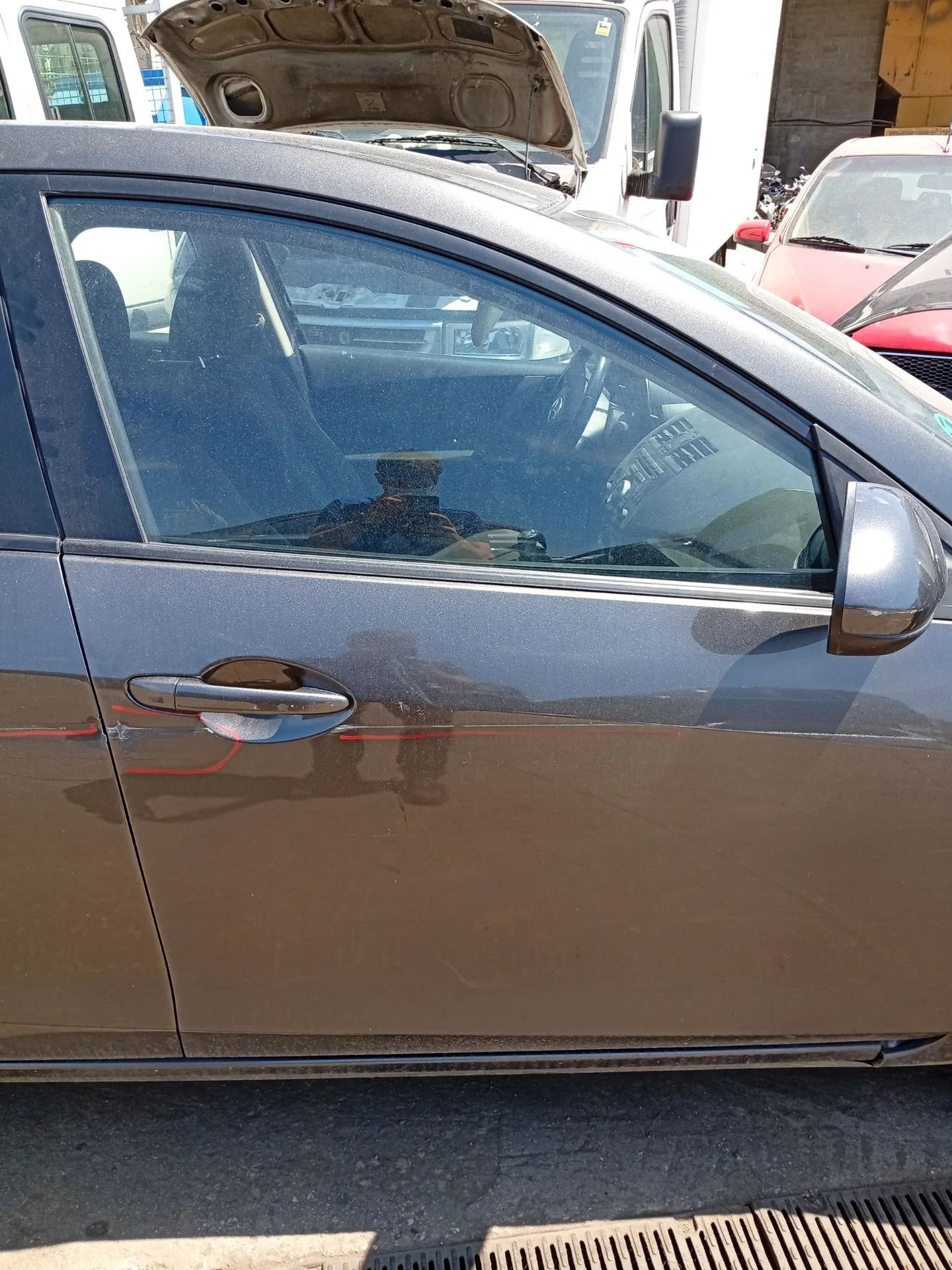 Puerta Delantera Derecha para Mazda 3 Sedan (Bl)