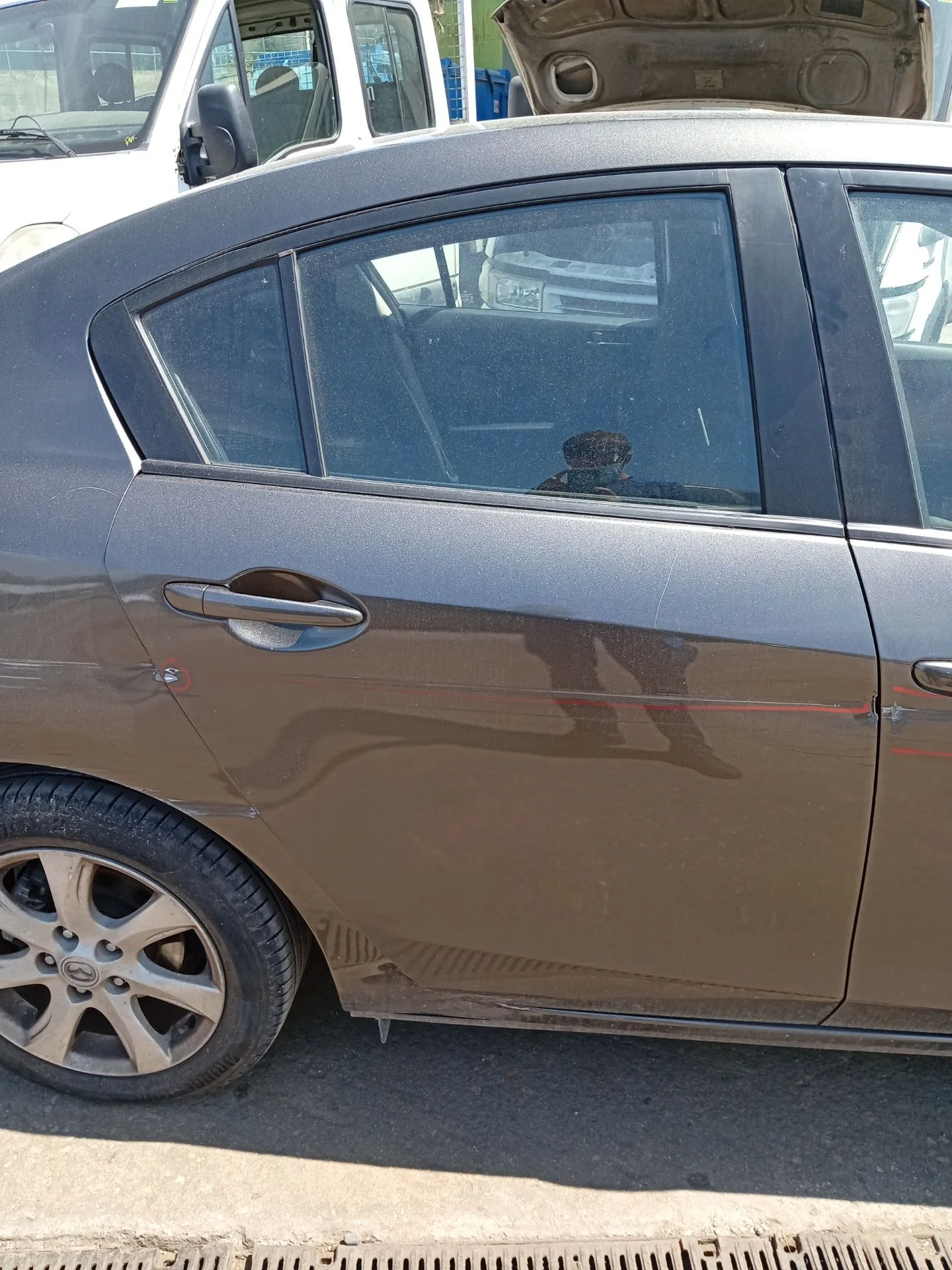 Puerta Trasera Derecha para Mazda 3 Sedan (Bl)