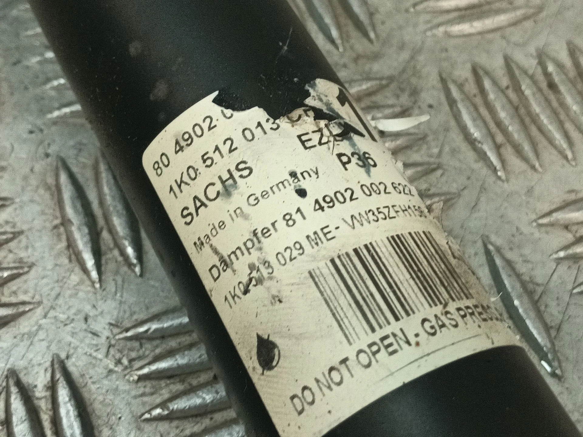 Amortiguador Trasero para Volkswagen Golf Vii Lim.