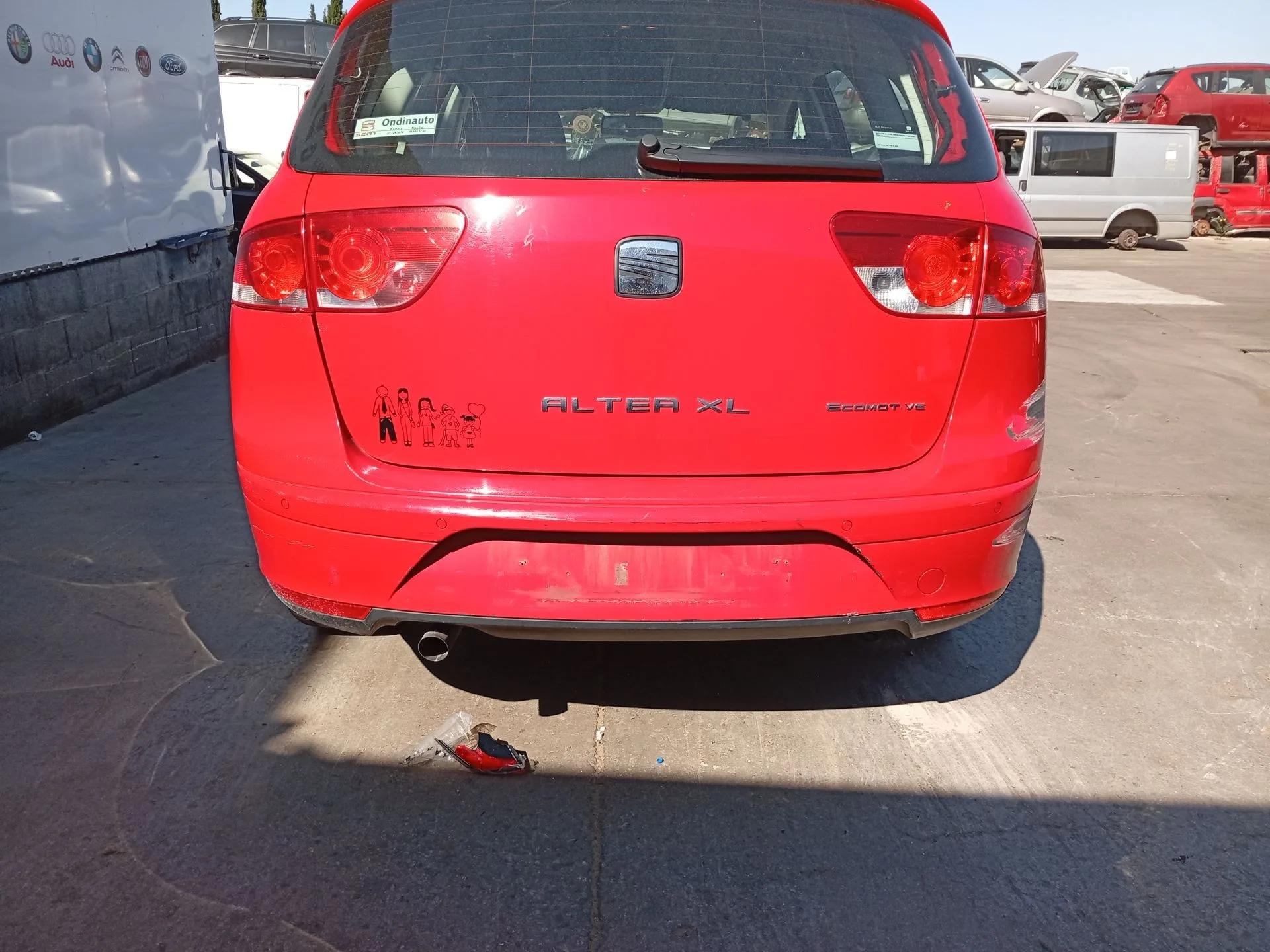 Refuerzo Paragolpes Trasero para Seat Altea Xl (5P5, 5P8)