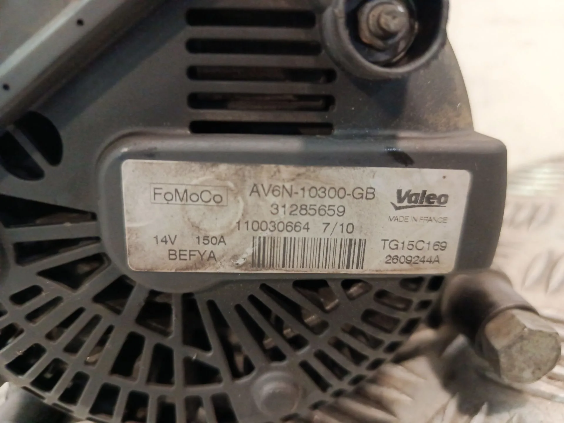 Alternador para Ford Fiesta Vi (Cb1, Ccn)
