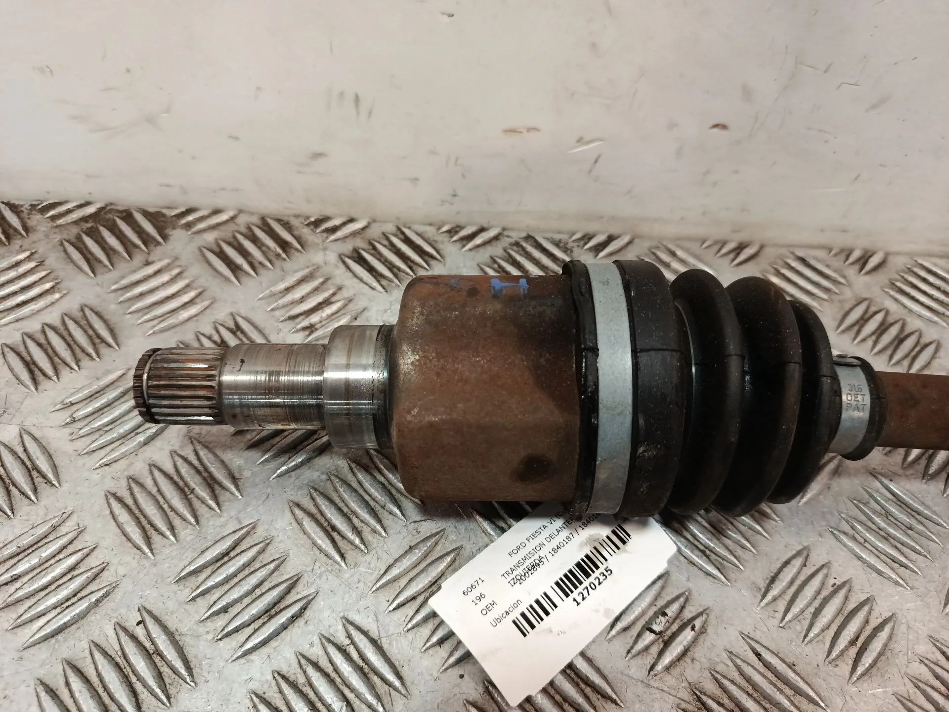 Transmision Delantera Izquierda para Ford Fiesta Vi (Cb1, Ccn)