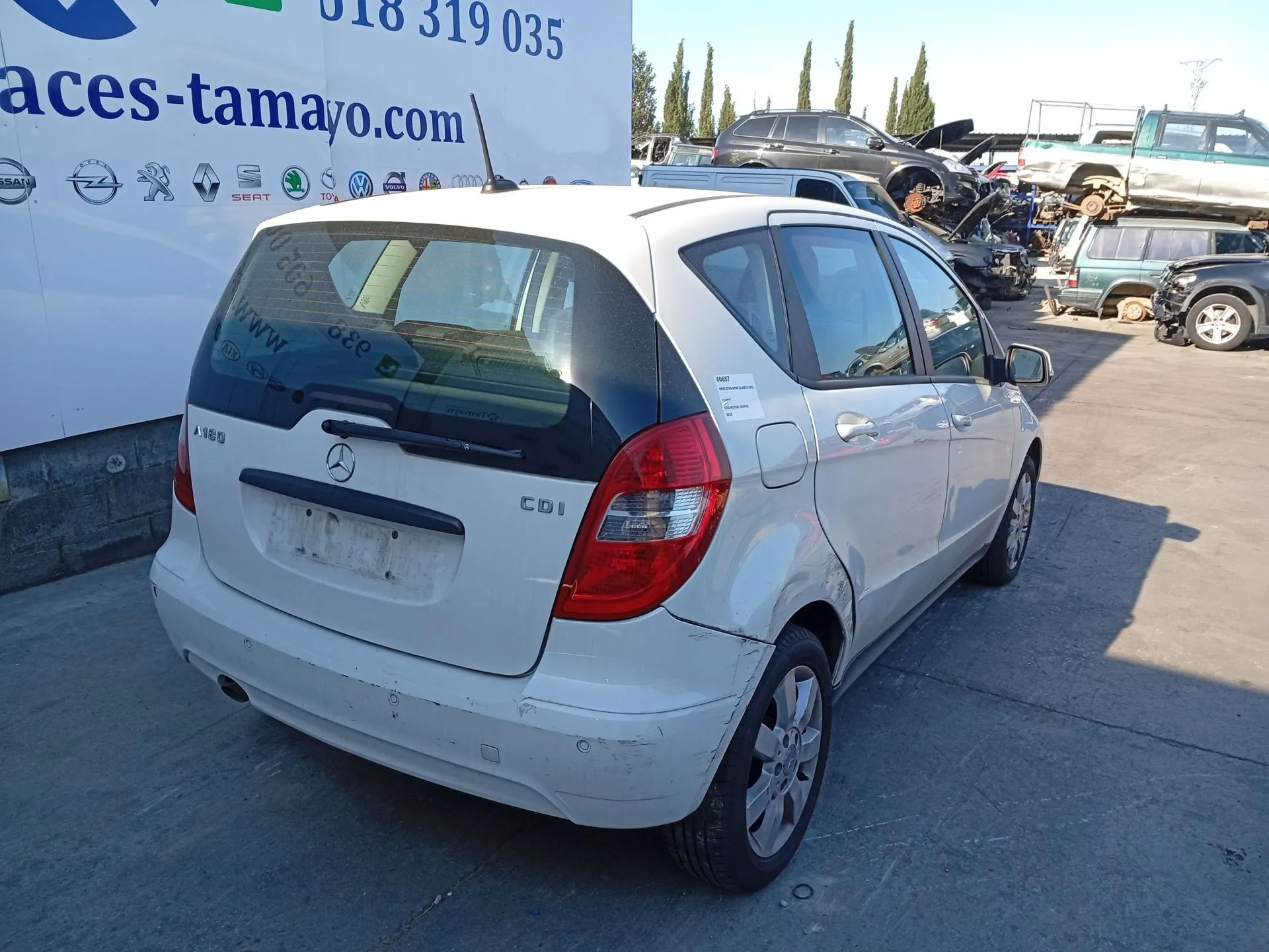 Amortiguador Trasero Derecho para Mercedes-Benz Clase A (W169)