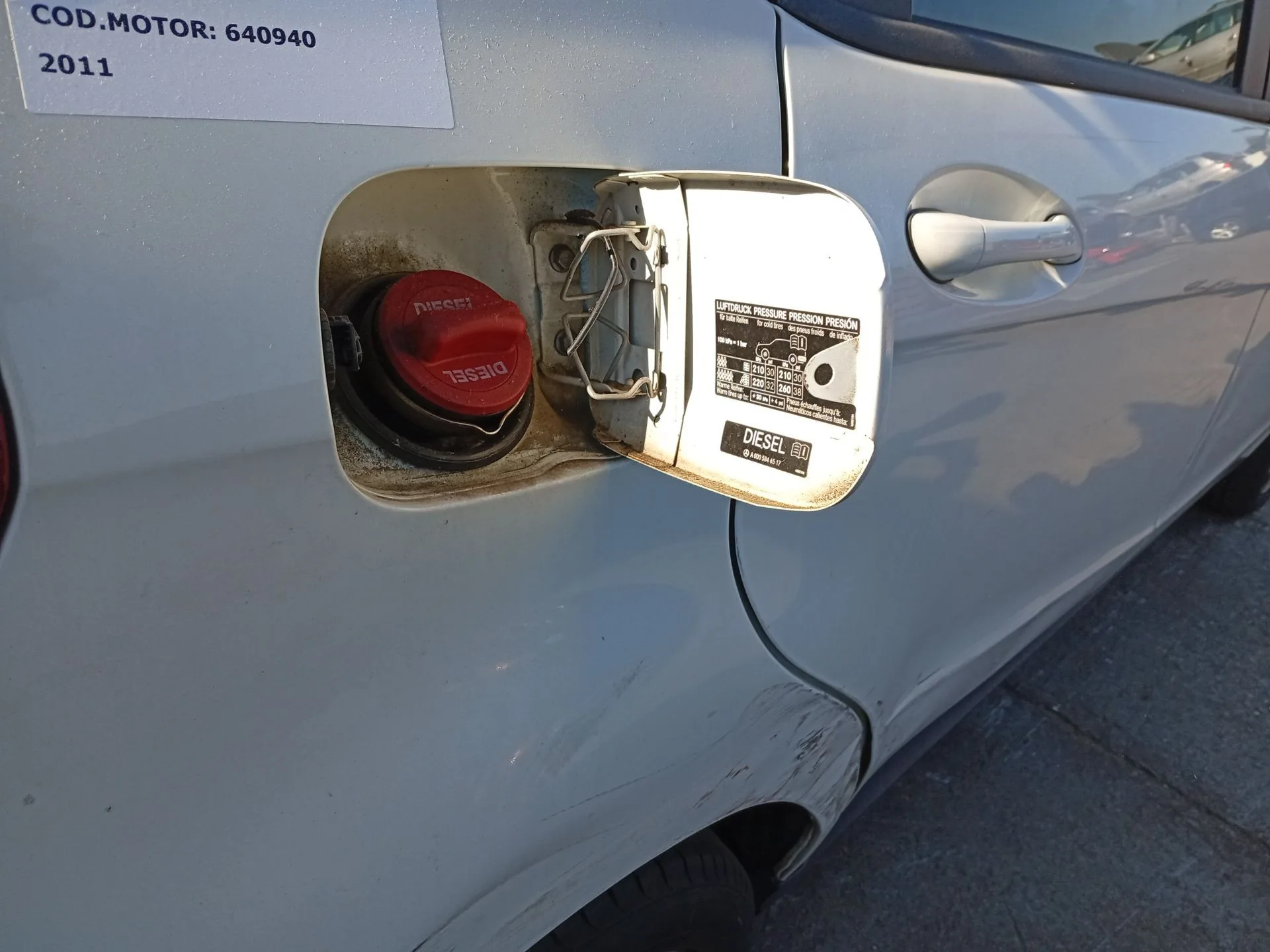 Deposito Combustible para Mercedes-Benz Clase A (W169)