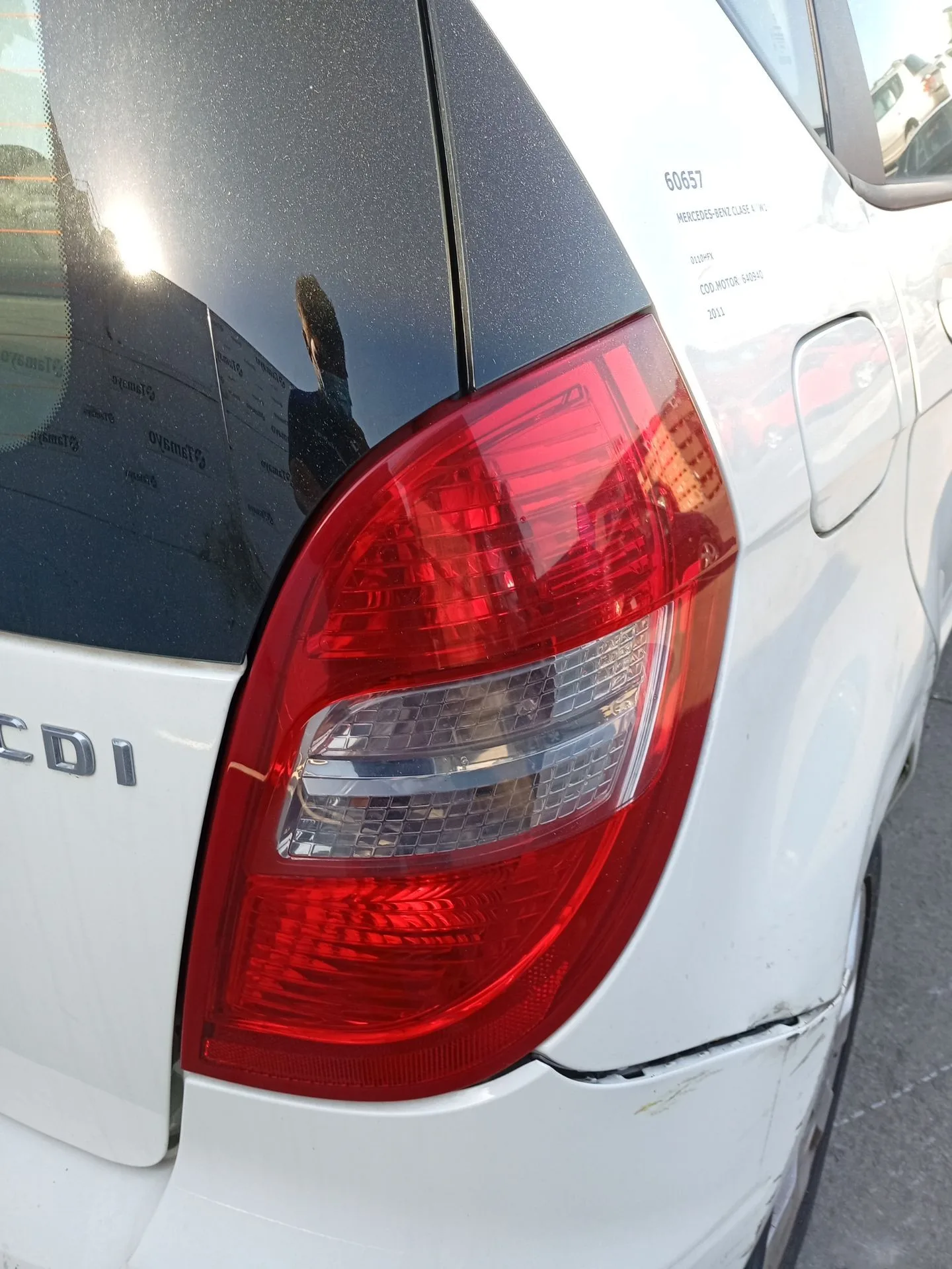 Piloto Trasero Derecho para Mercedes-Benz Clase A (W169)
