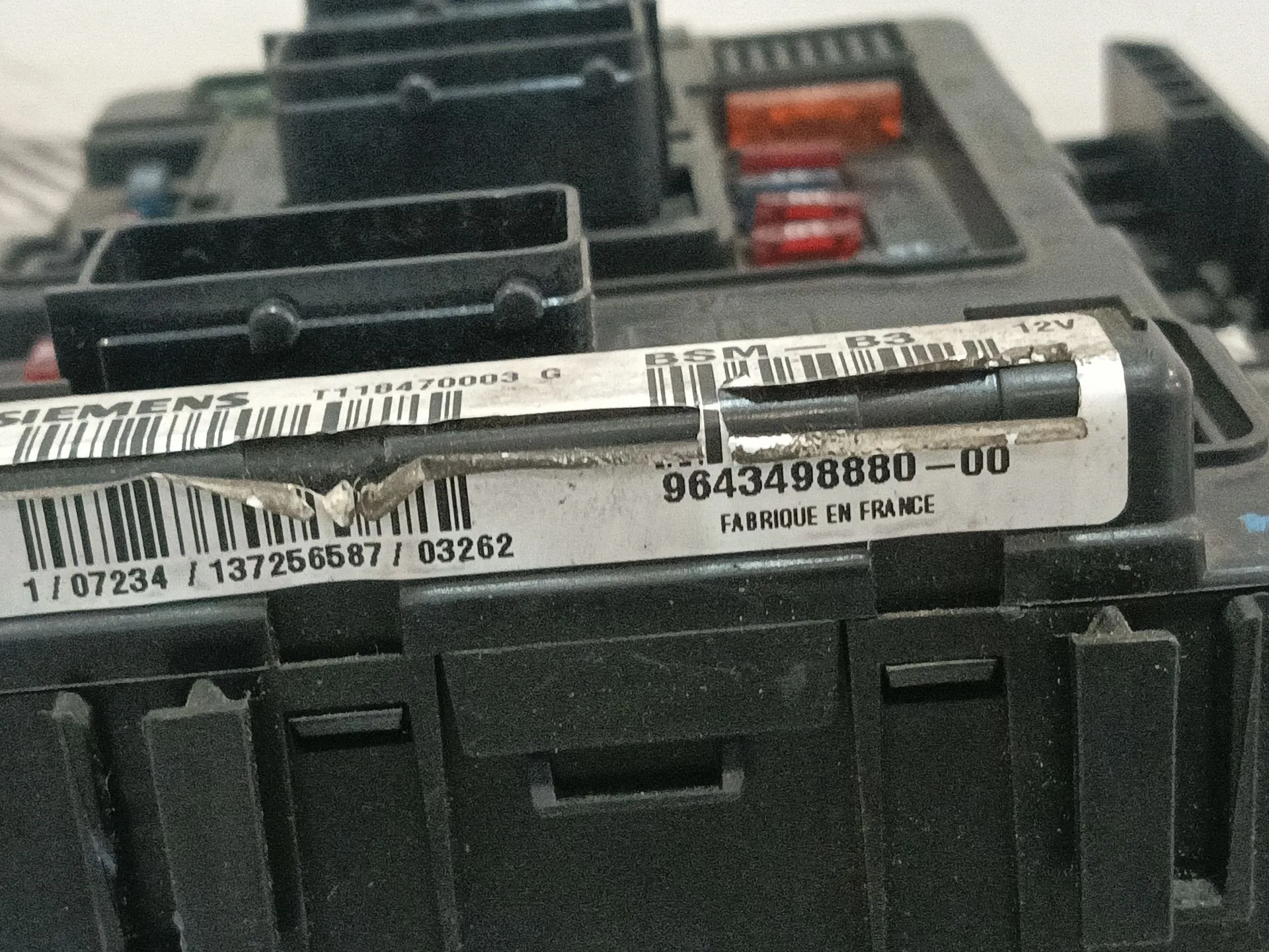 Caja Reles / Fusibles para Citroën C5 I (Dc_)