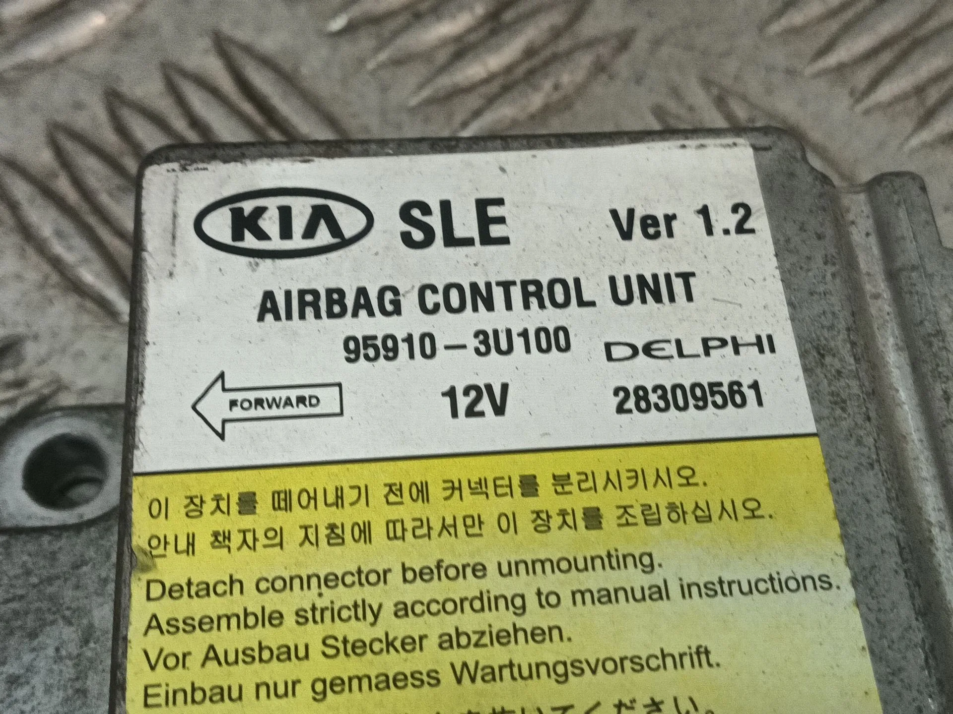 Centralita Airbag para Kia Sportage