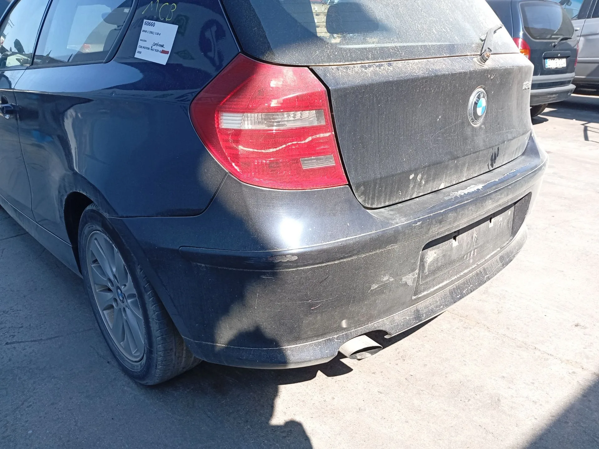 Paragolpes Trasero para Bmw 1 (E81)