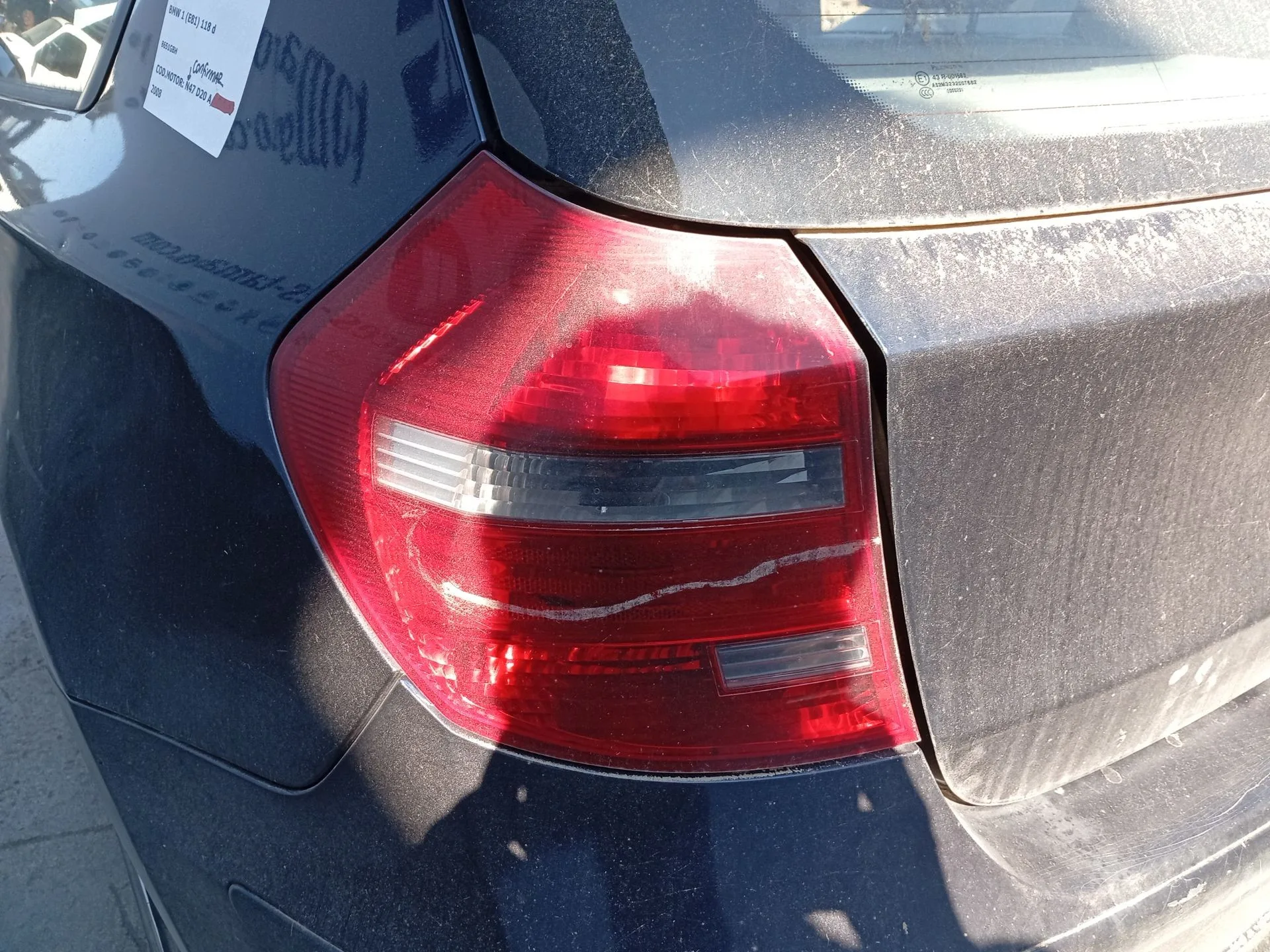 Piloto Trasero Izquierdo para Bmw 1 (E81)