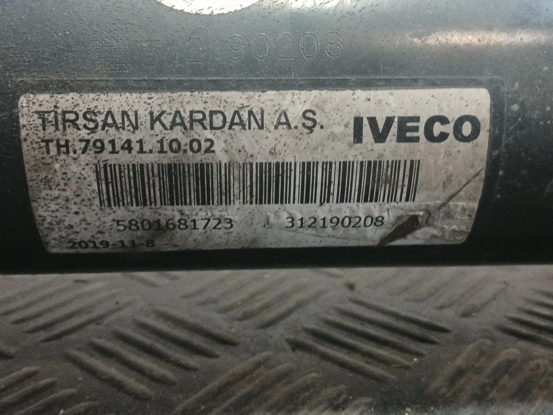 Transmision Central para Iveco Daily Vi Furgoneta
