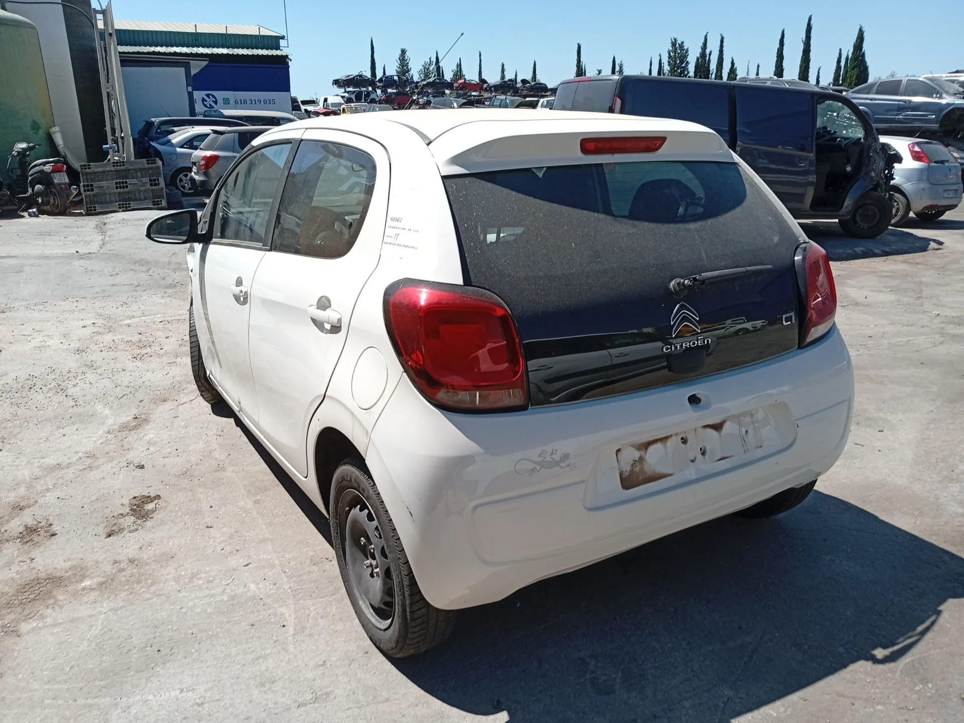Amortiguador Trasero Izquierdo para Citroën C1 Ii (Pa_, Ps_)