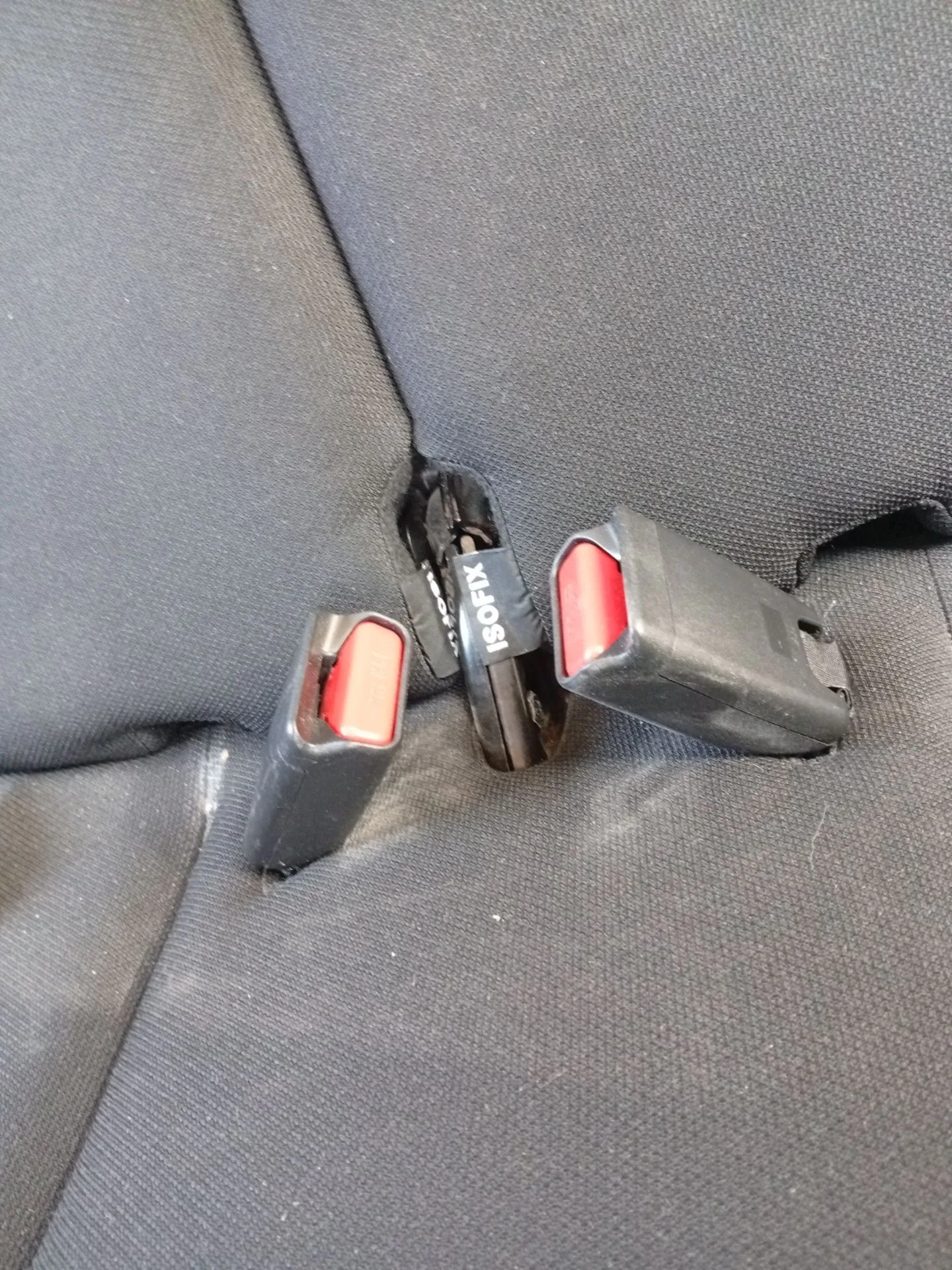 Enganche Cinturon Trasero Derecho para Citroën C1 (Pm_, Pn_)