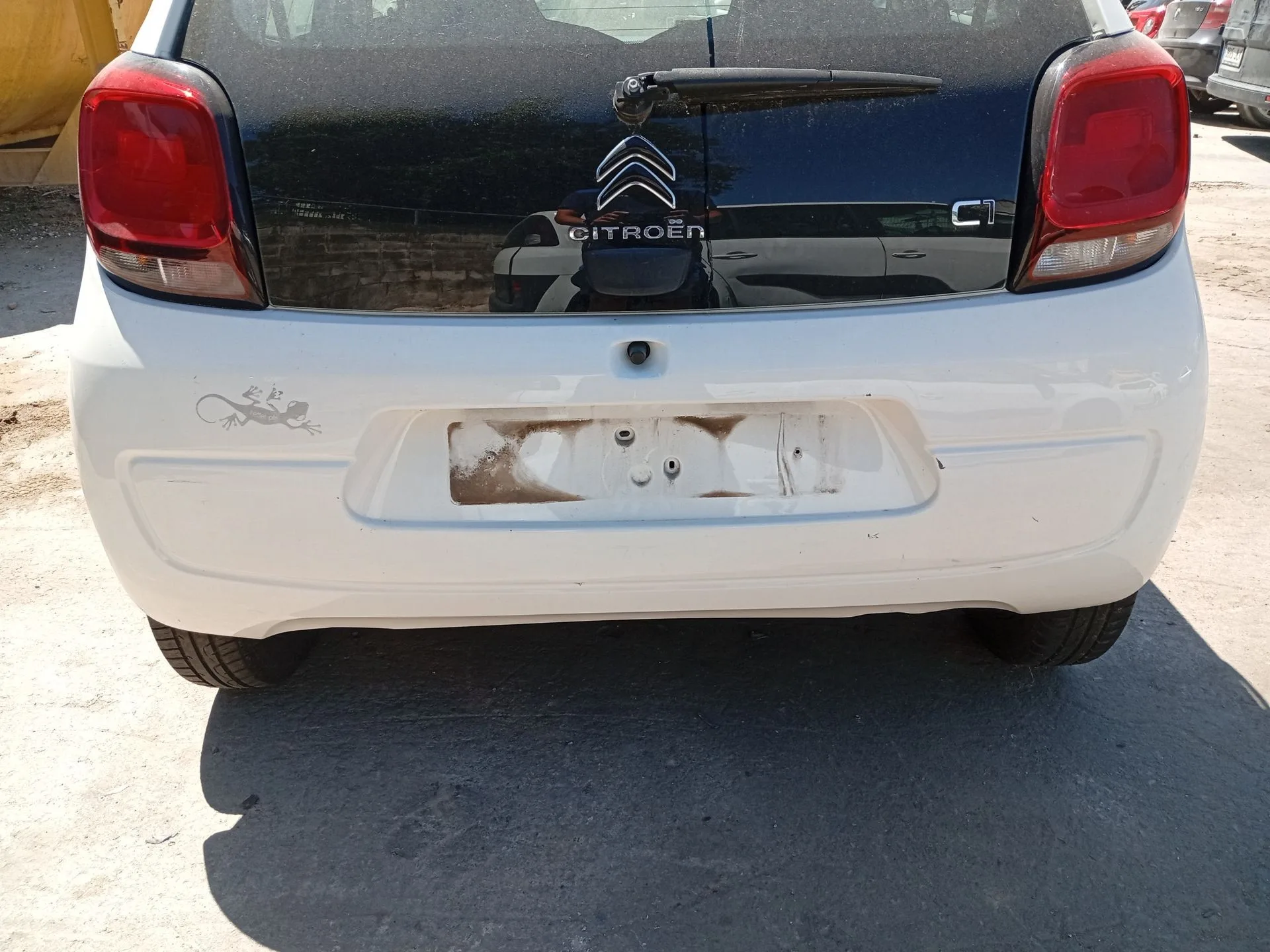 Refuerzo Paragolpes Trasero para Citroën C1 (Pm_, Pn_)