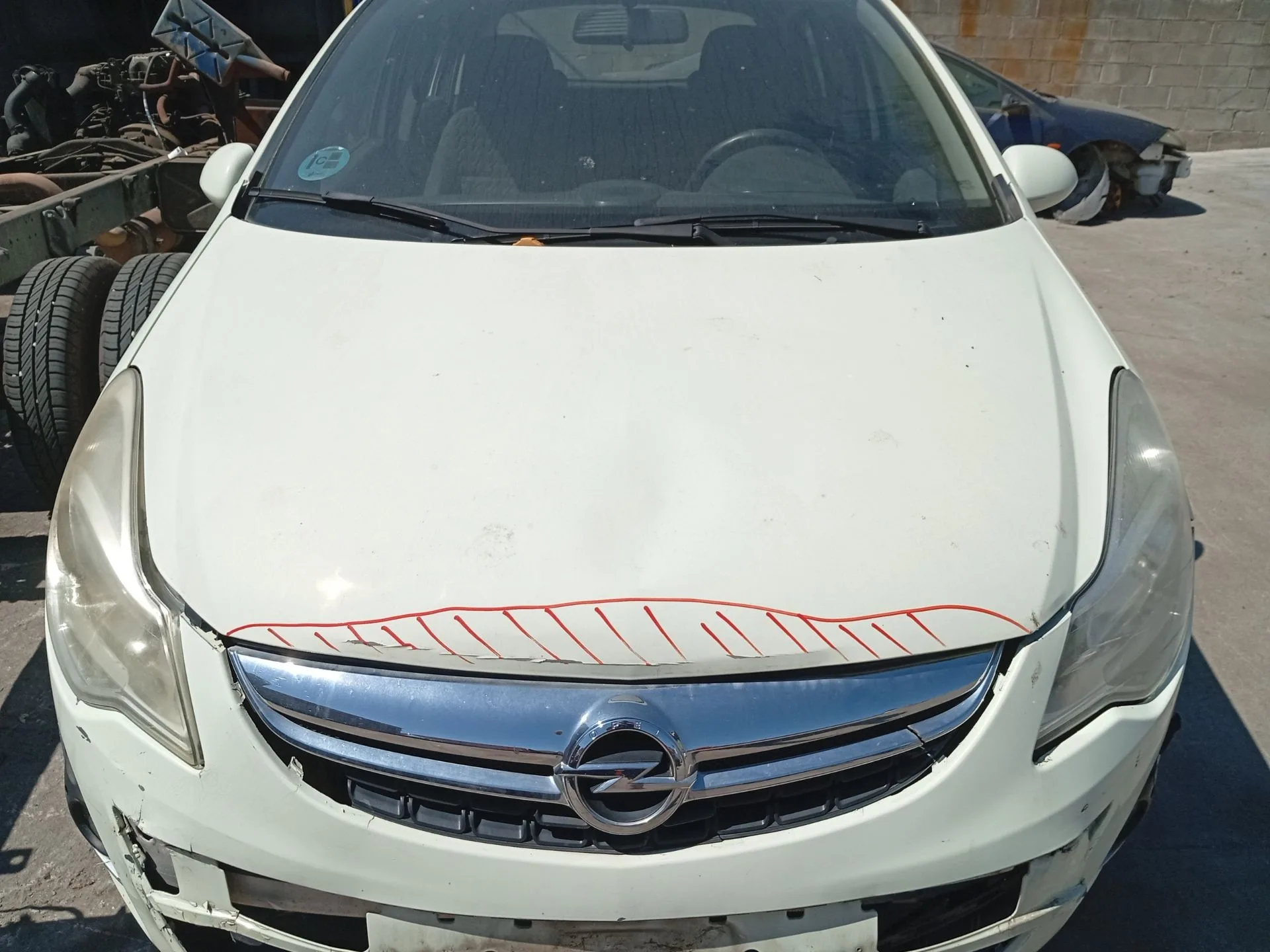 Capot Delantero para Opel Corsa D (S07)