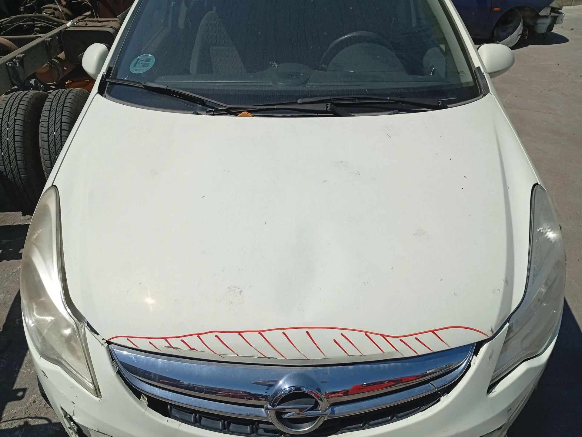 Capot Delantero para Opel Corsa D (S07)
