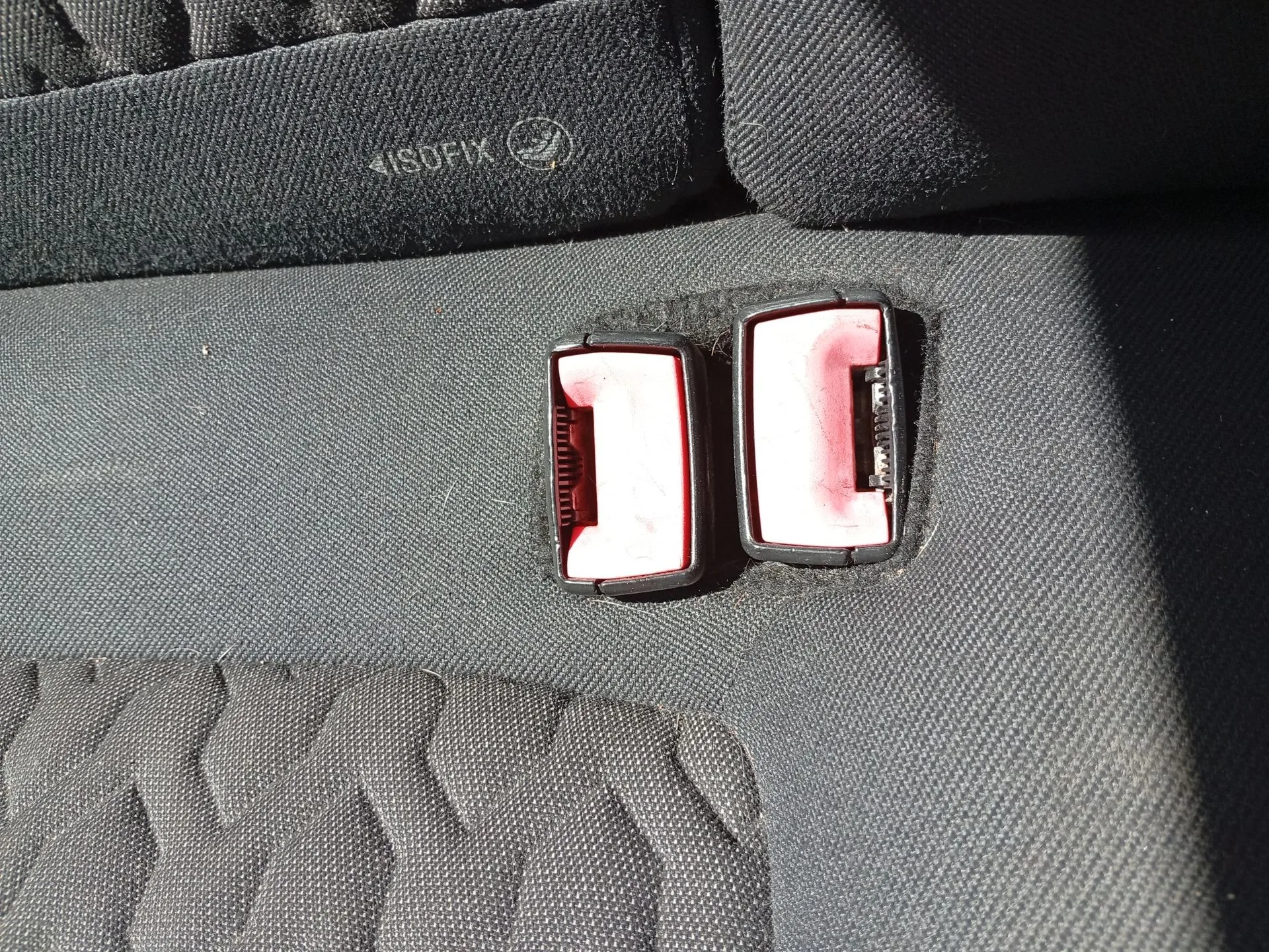Enganche Cinturon Trasero Derecho para Opel Corsa D (S07)
