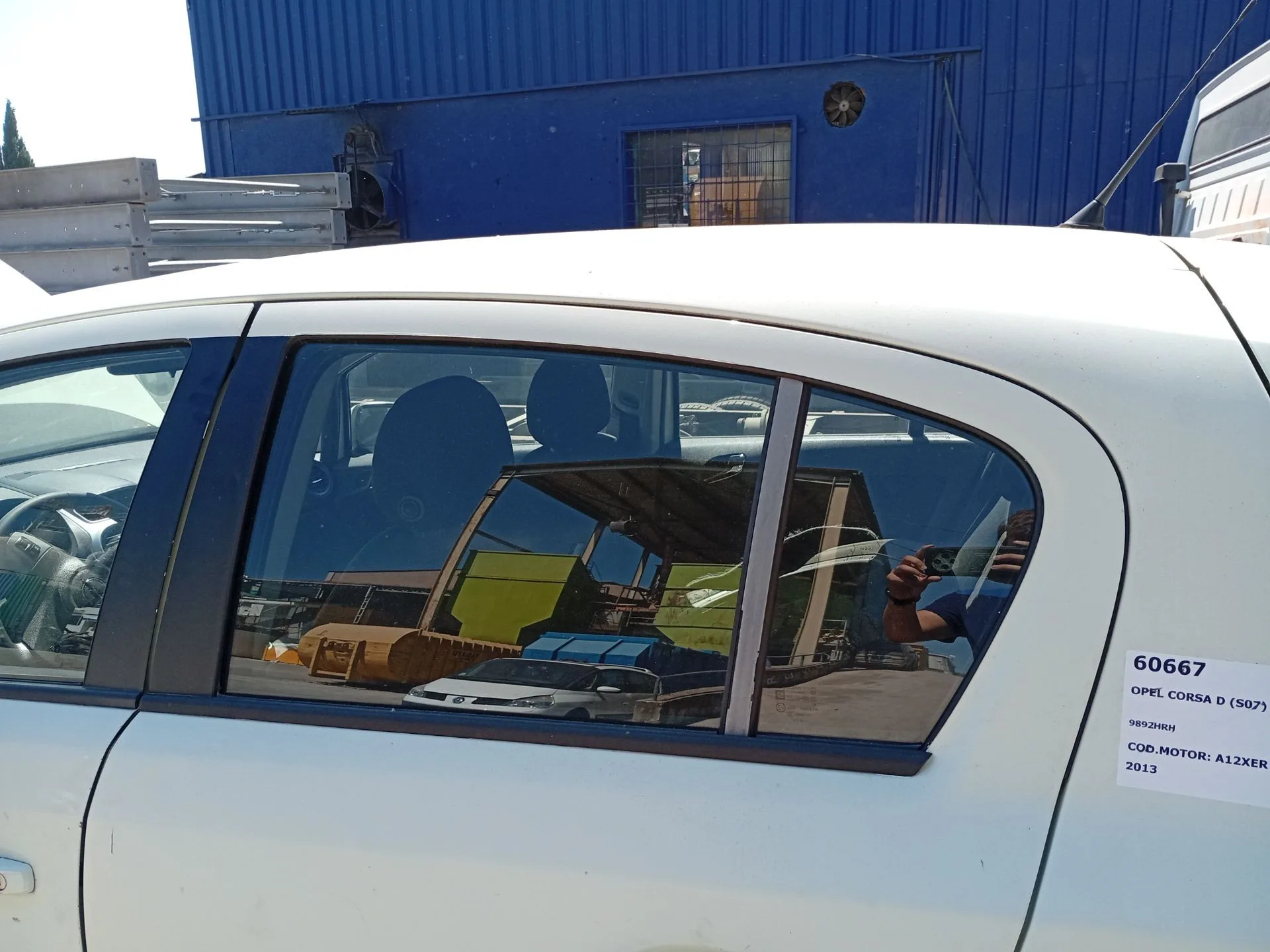 Luna Trasera Izquierda para Opel Corsa D (S07)