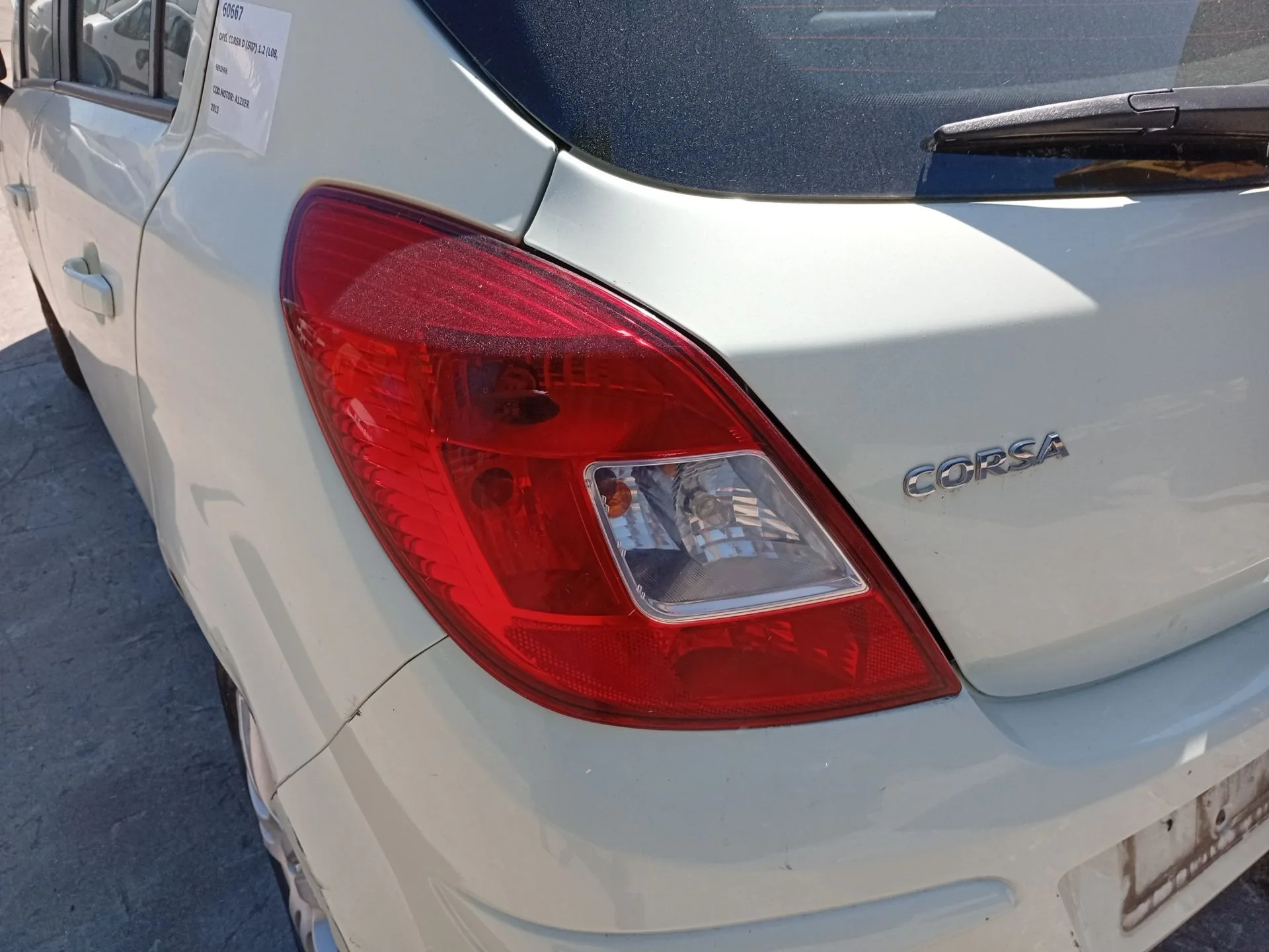 Piloto Trasero Izquierdo para Opel Corsa D (S07)