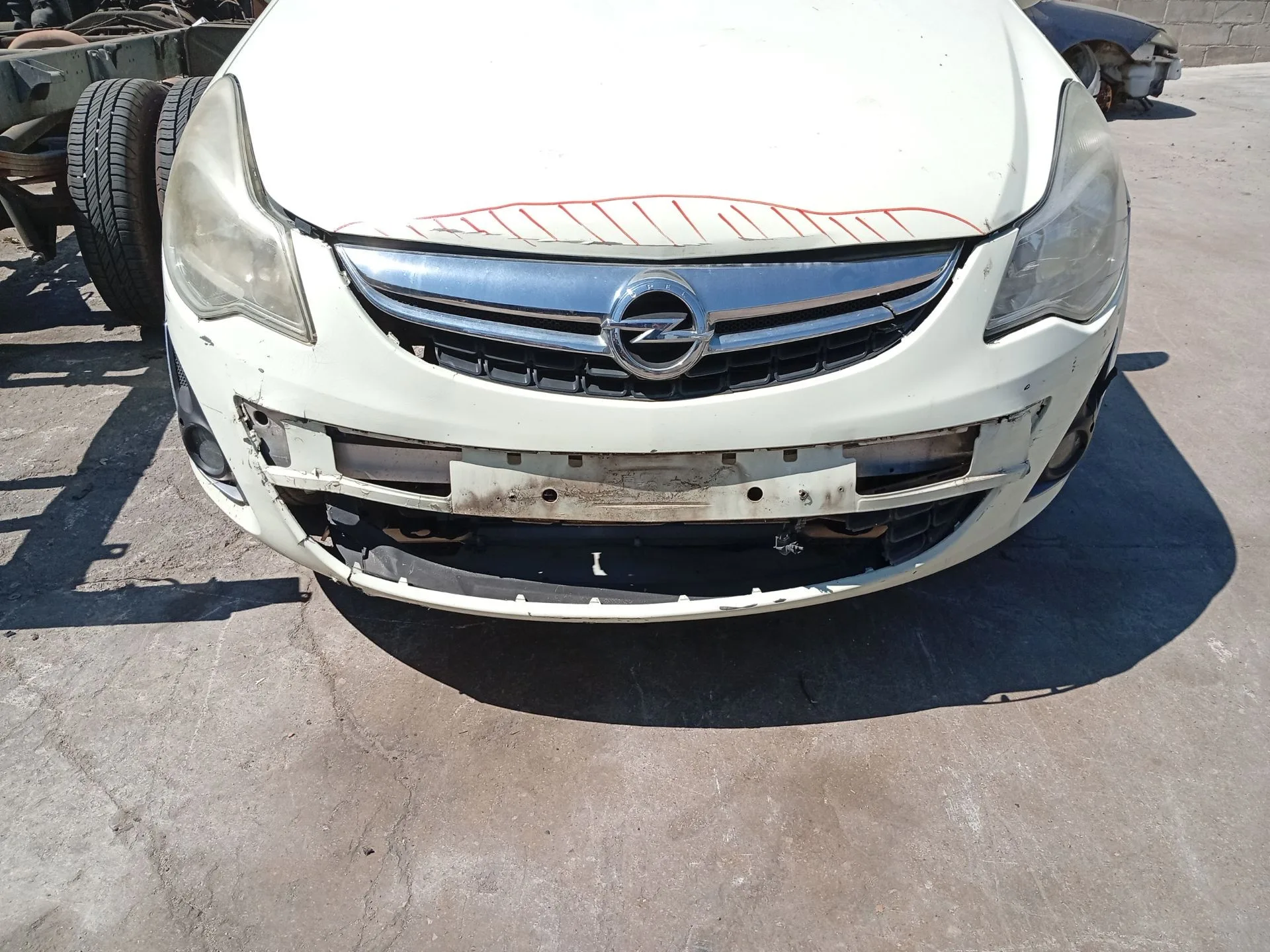 Refuerzo Paragolpes Delantero para Opel Corsa D (S07)