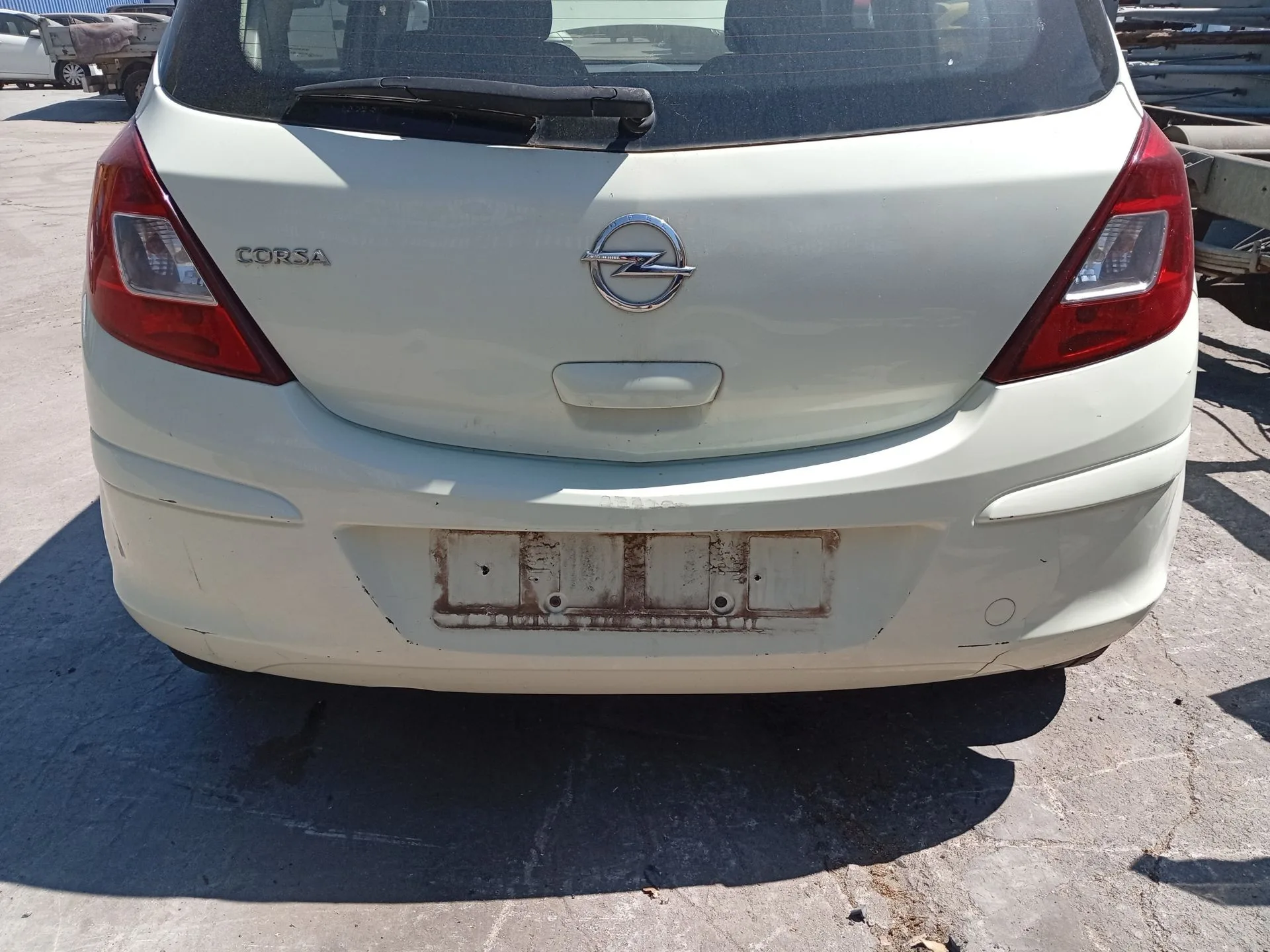 Refuerzo Paragolpes Trasero para Opel Corsa D (S07)