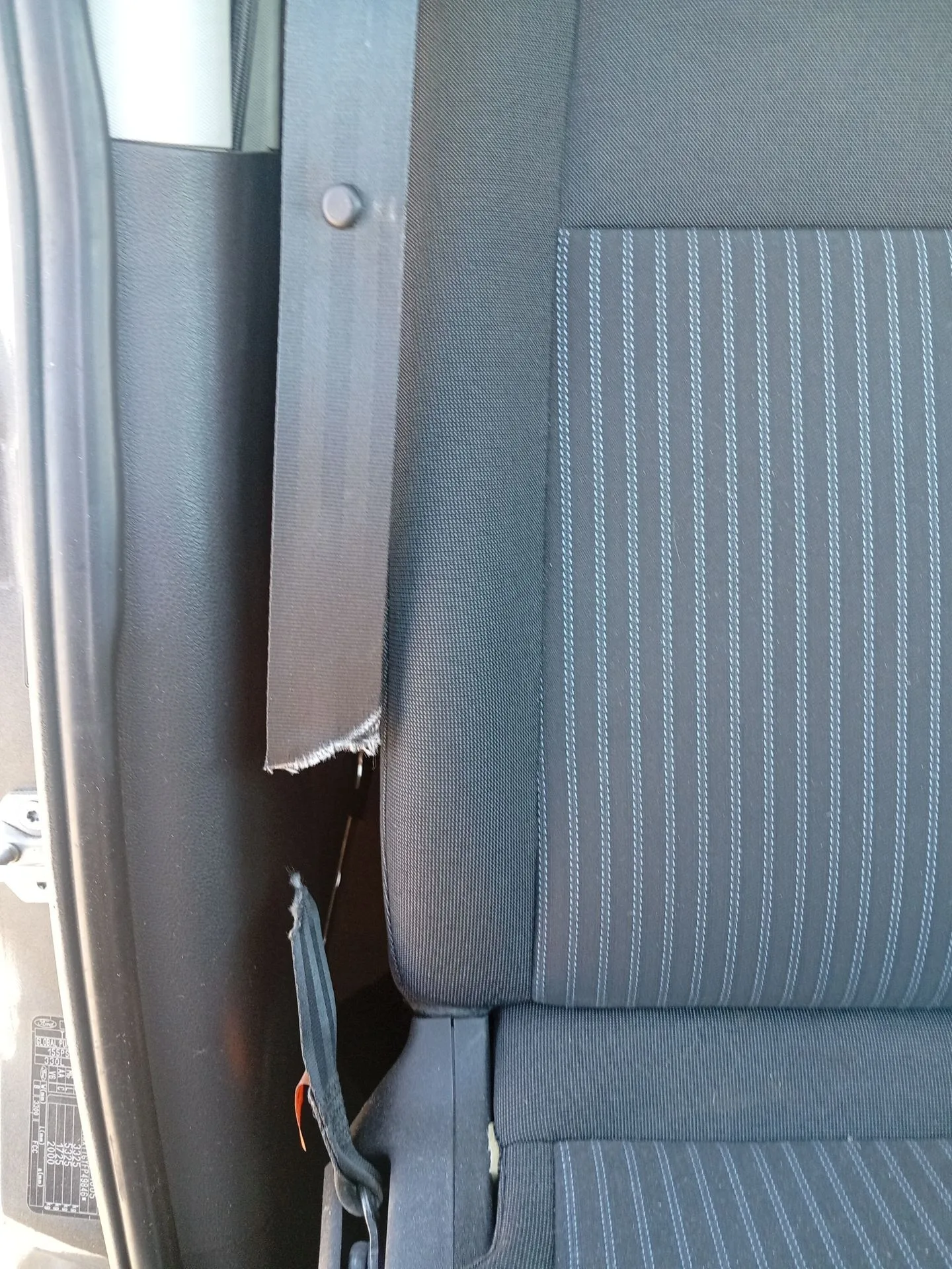 Cinturon Seguridad Delantero Derecho para Ford Transit Custom V362 Furgoneta (Fy, Fz)