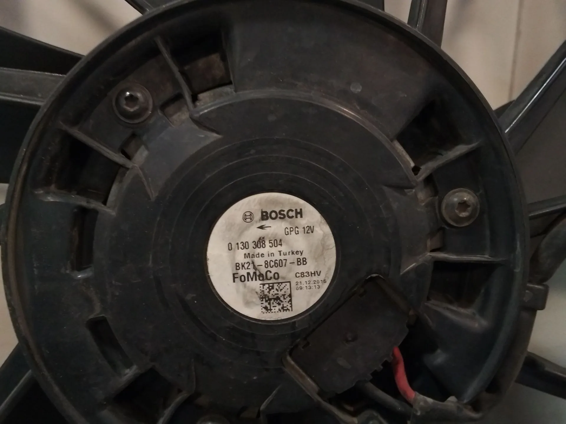 Electroventilador para Ford Transit Custom V362 Furgoneta (Fy, Fz)