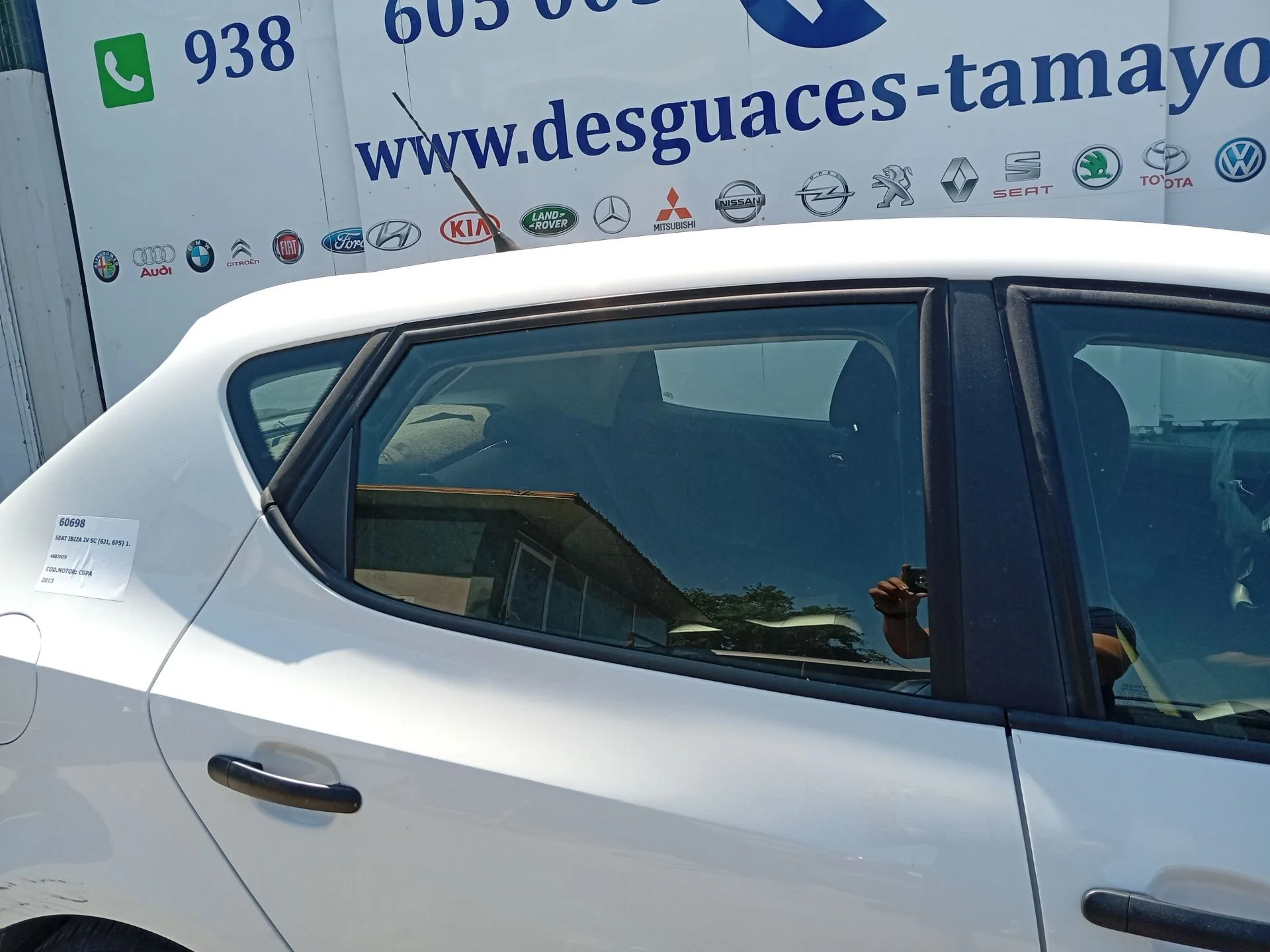Luna Trasera Derecha para Seat Ibiza Iv Sc (6J1, 6P5)