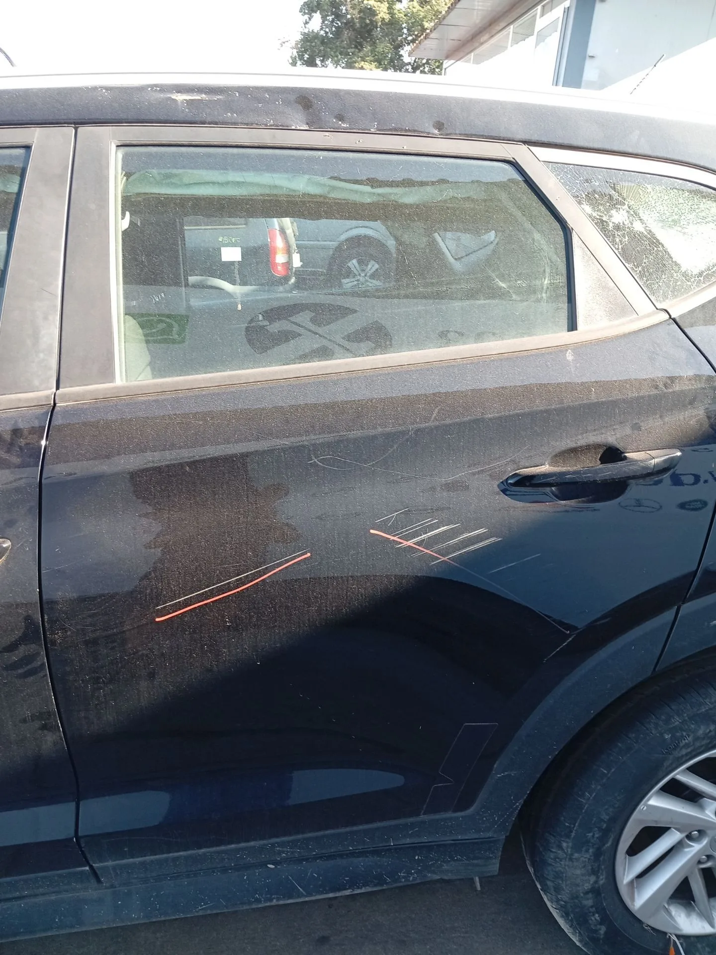 Puerta Trasera Izquierda para Hyundai Tucson (Tl, Tle)