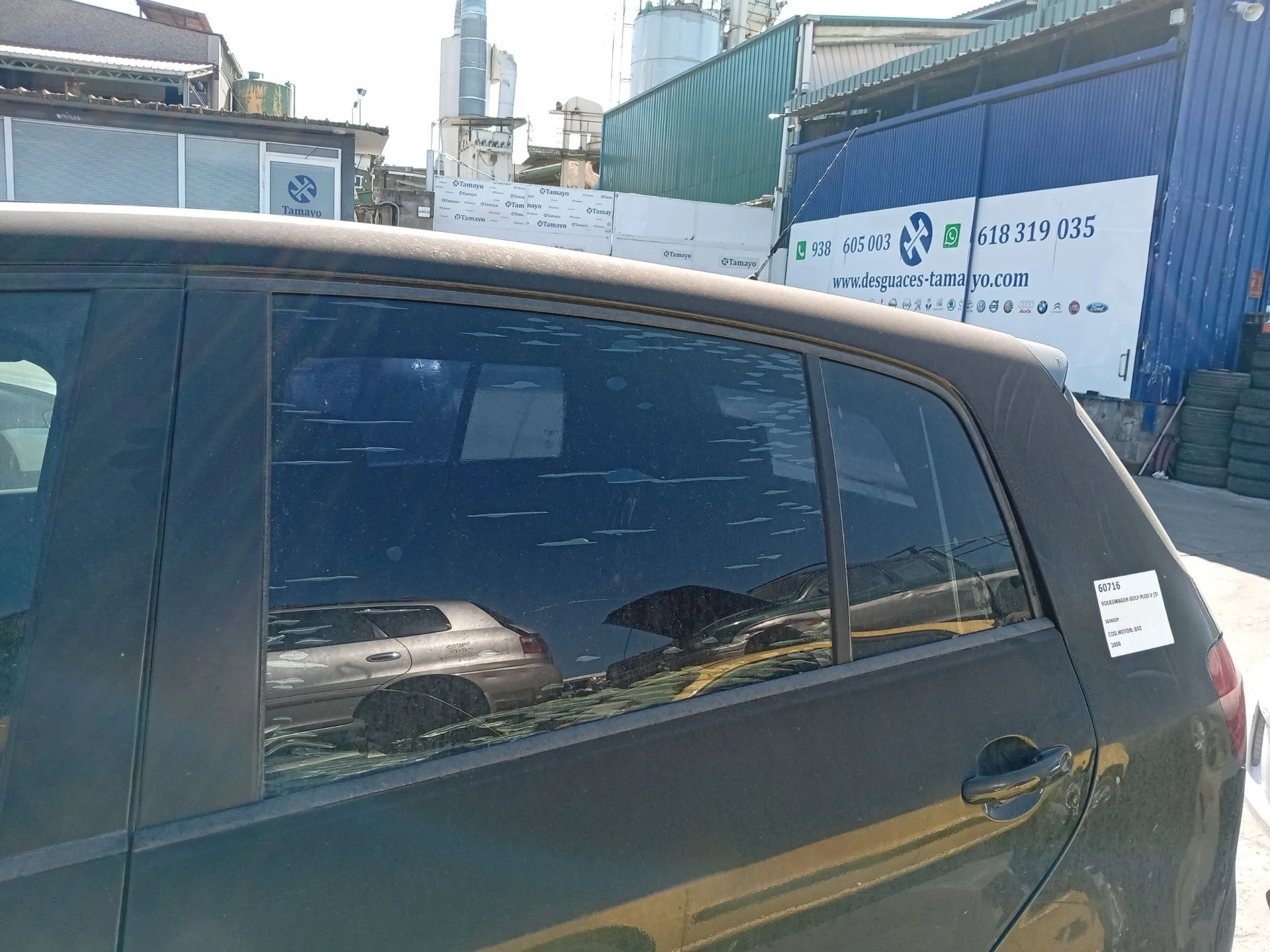 Luna Trasera Izquierda para Volkswagen Golf Plus V (5M1, 521)