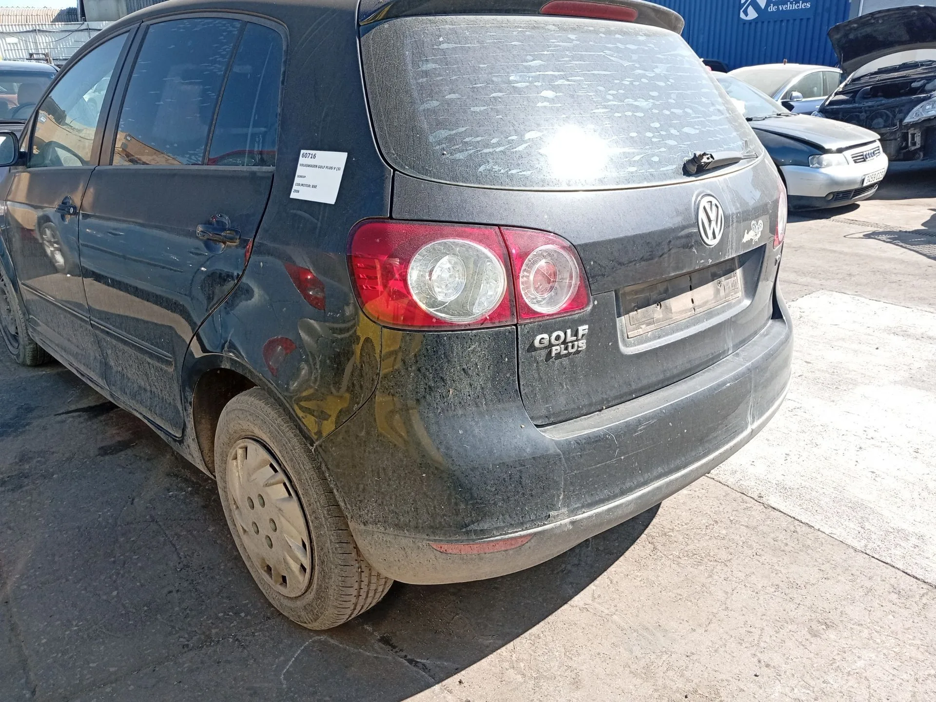 Paragolpes Trasero para Volkswagen Golf Plus V (5M1, 521)