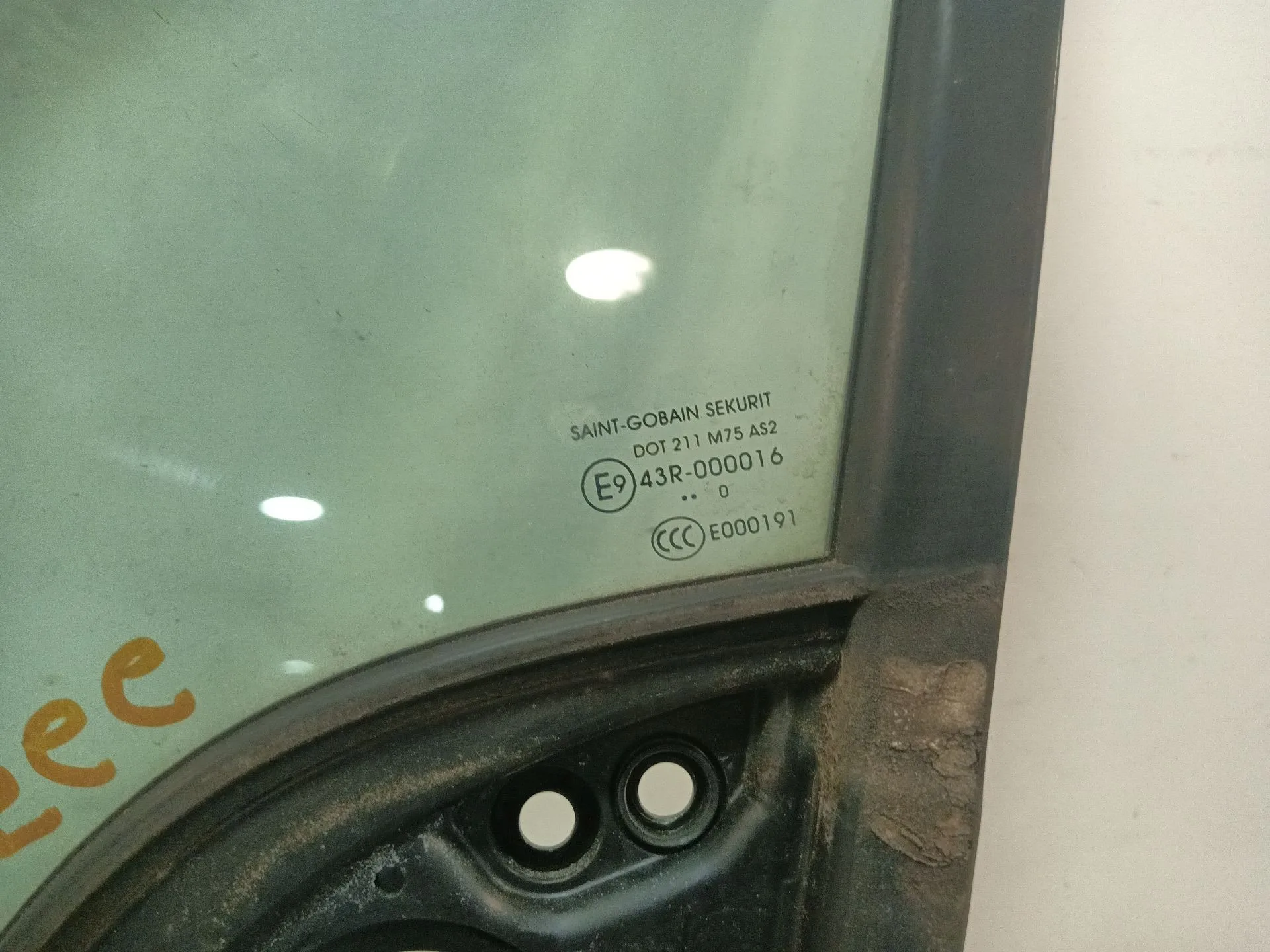 Luna Custodia Delantera Izquierda para Peugeot Partner Furgoneta/Monovolumen