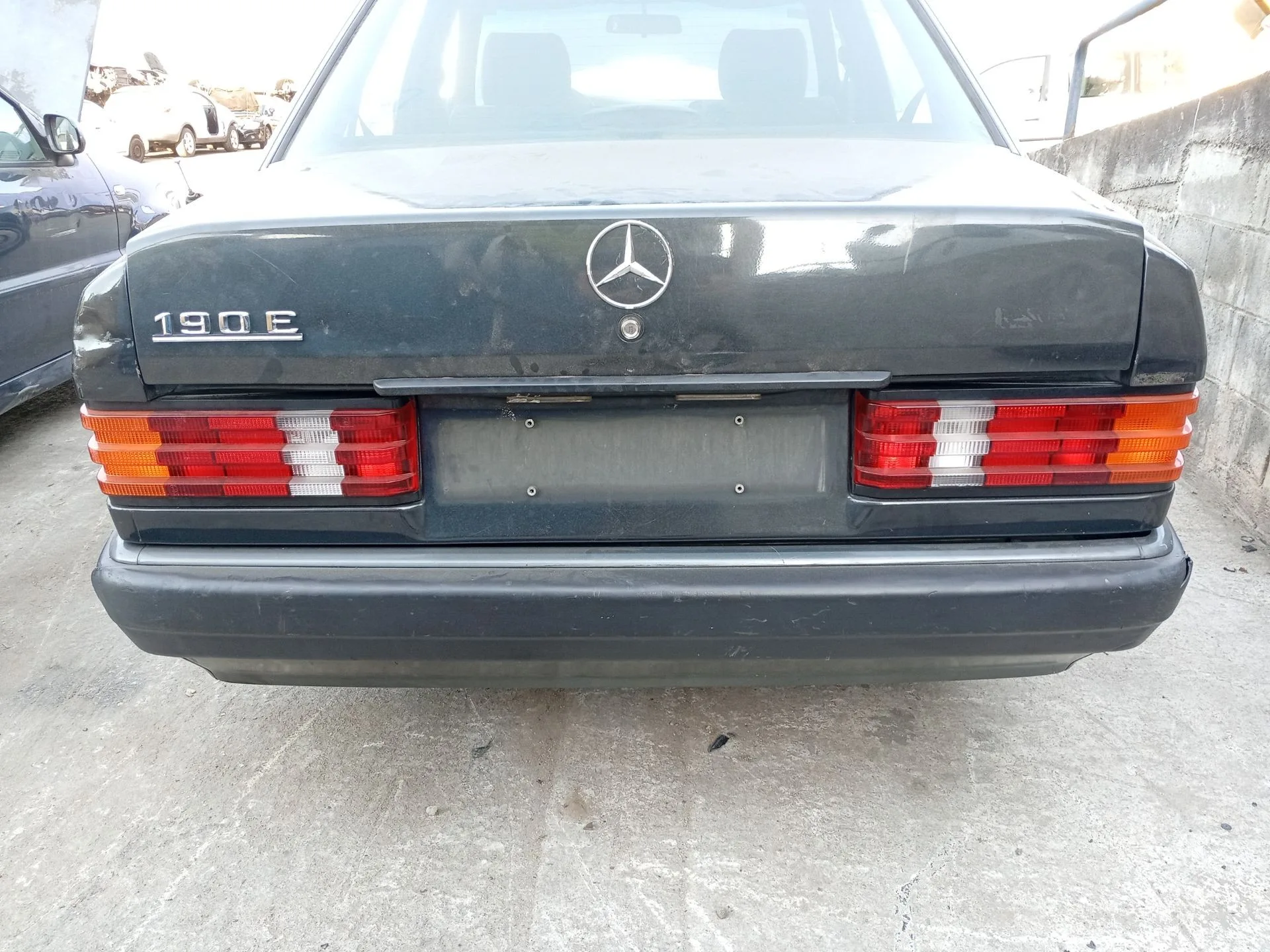 Refuerzo Paragolpes Trasero para Mercedes-Benz 190 (W201)