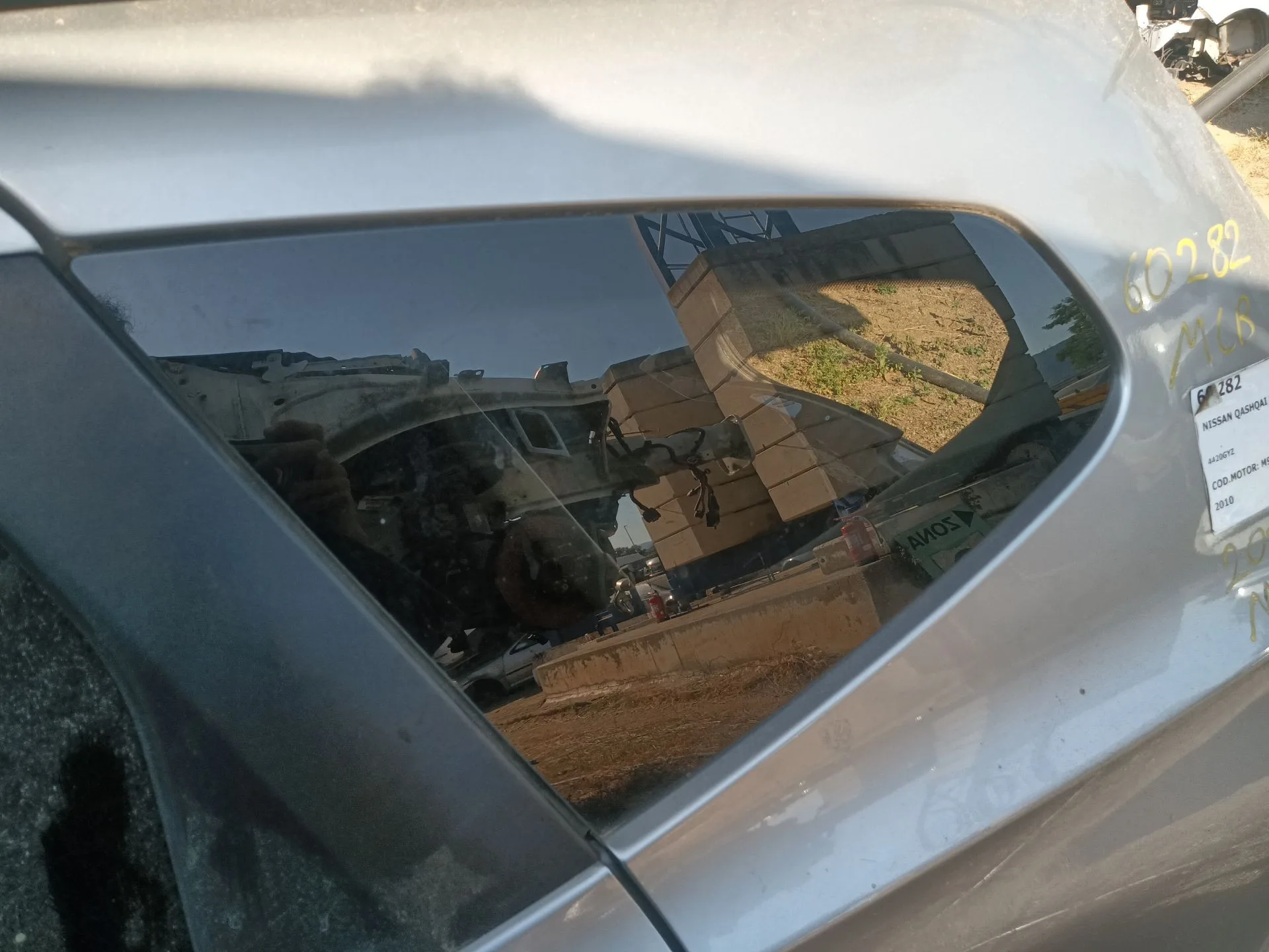 Luna Custodia Trasera Izquierda para Nissan Qashqai I (J10, Nj10)