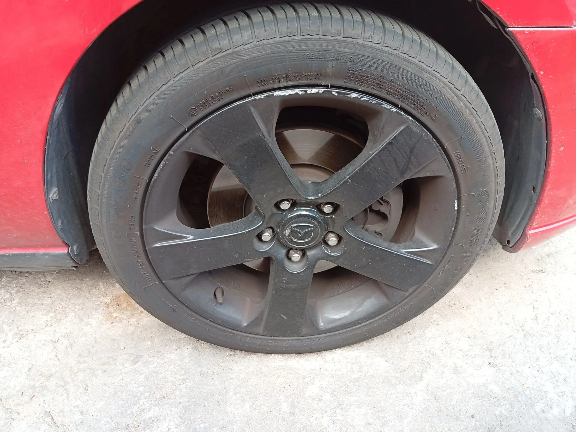 Mangueta Delantera Derecha para Mazda 5 (Cr)