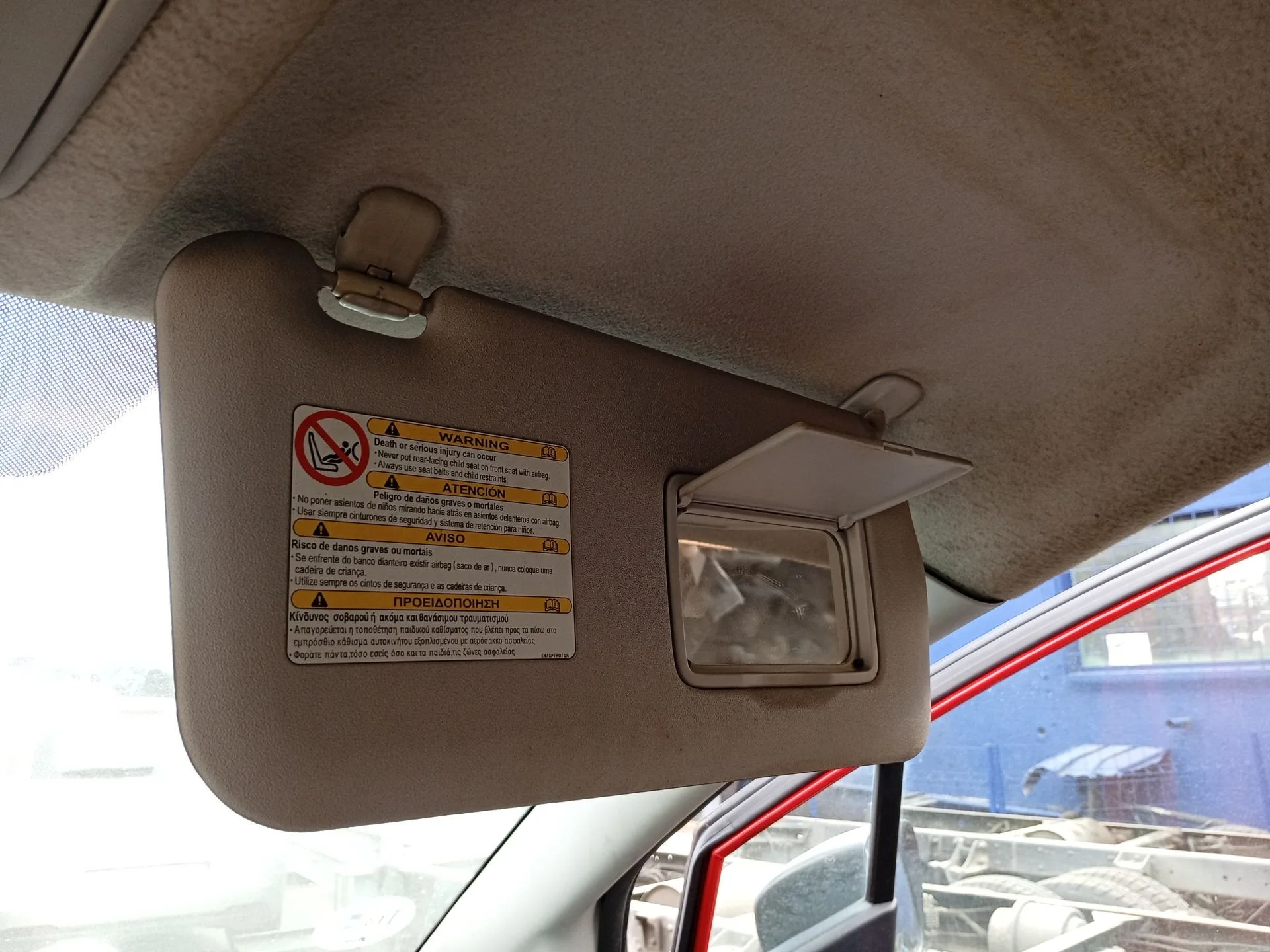 Parasol Derecho para Mazda 5 (Cr)